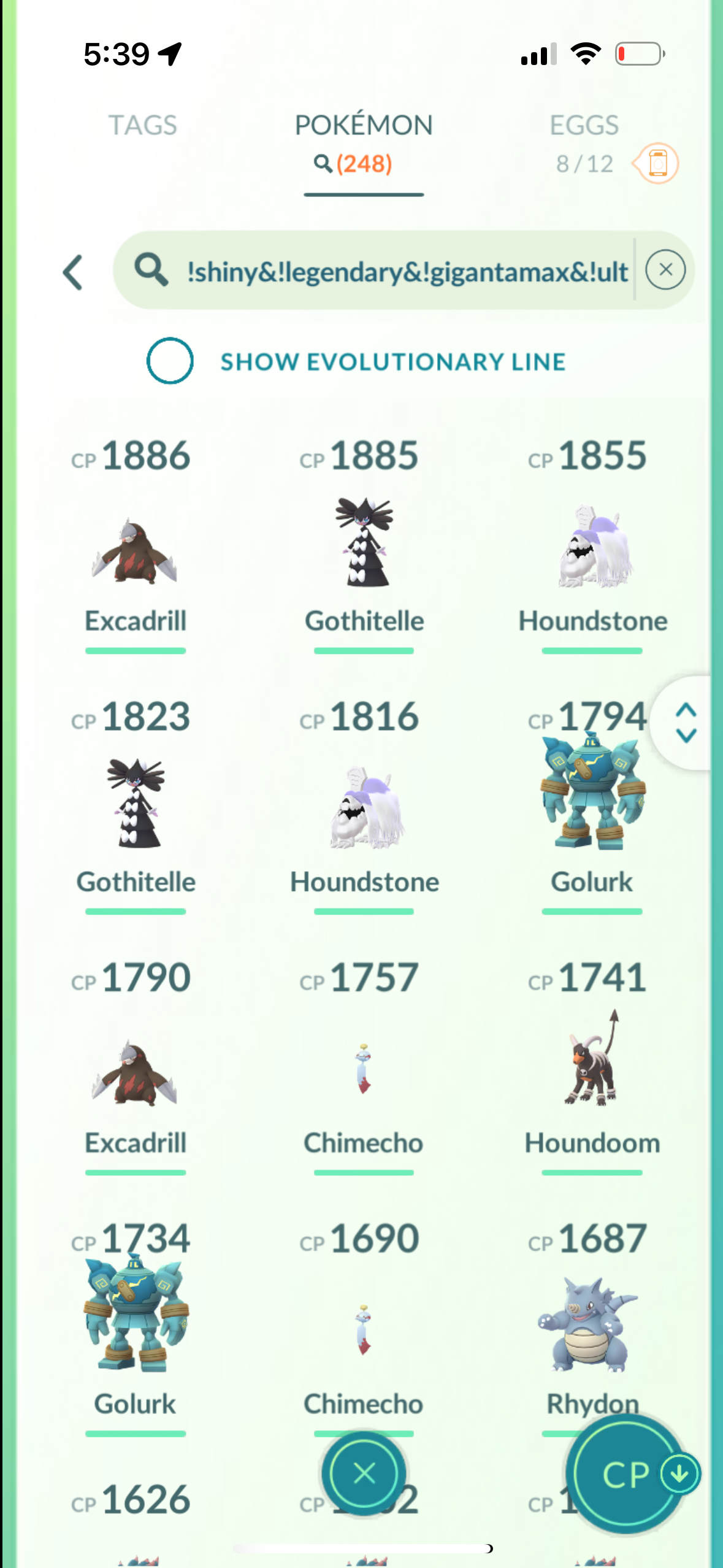WannaPlayAGame account (52 shiny/legendary)