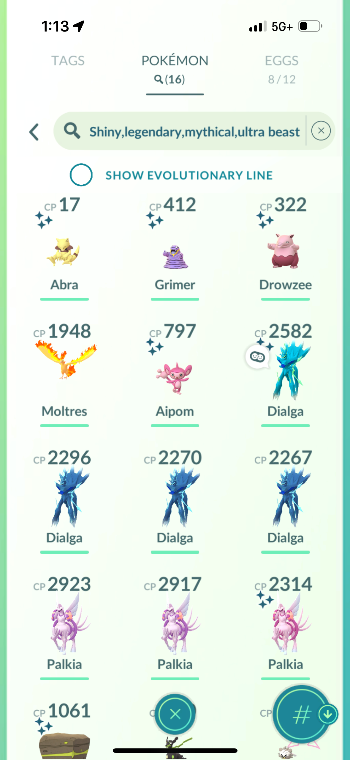 UnleashMe account (16 Shiny/Legendary)