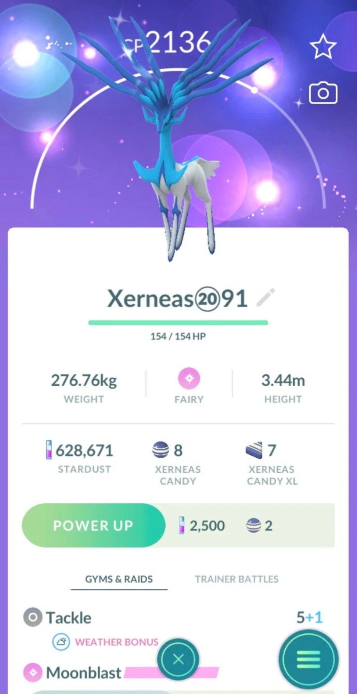Shiny Xerneas trade or account