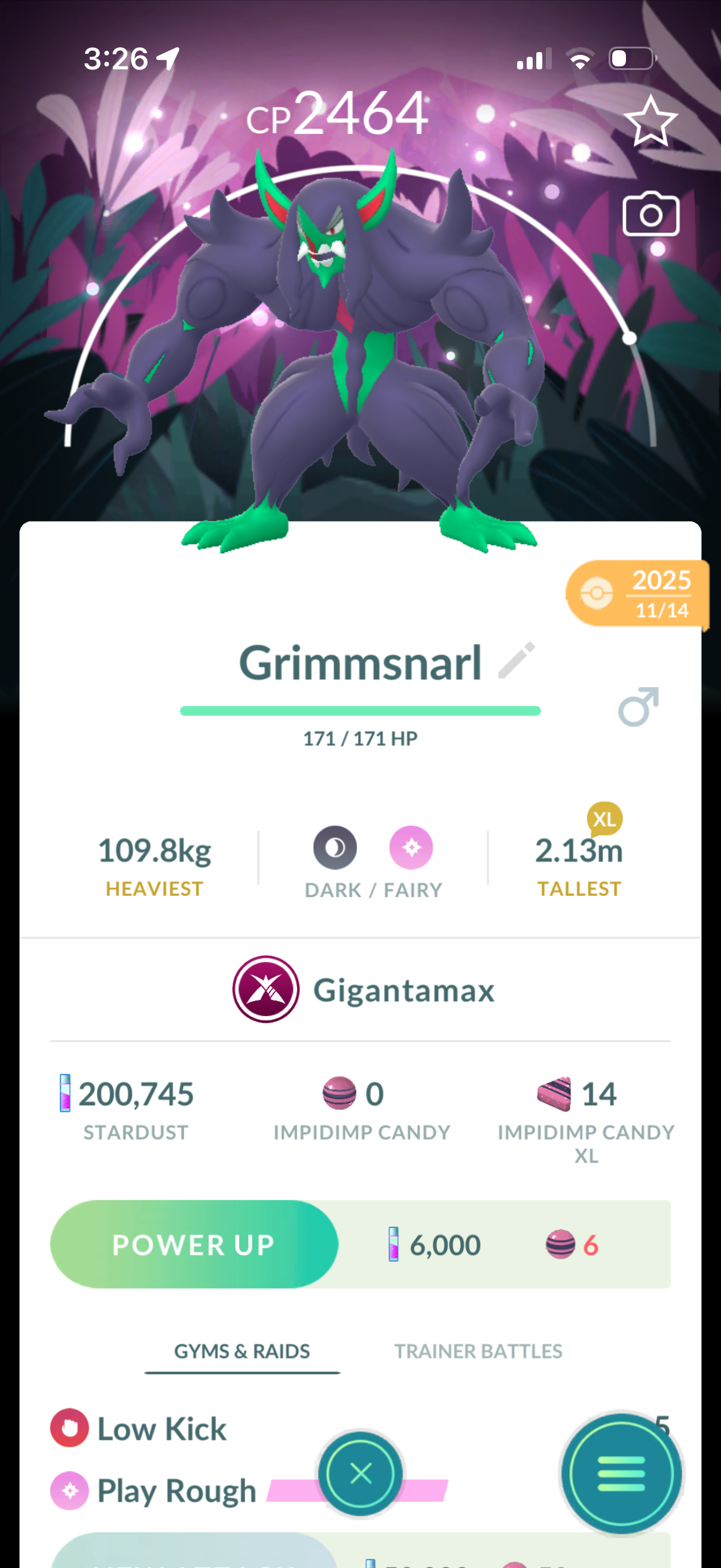 TheTablesTurned account (13 Shiny/Legendary/Gigantamax)