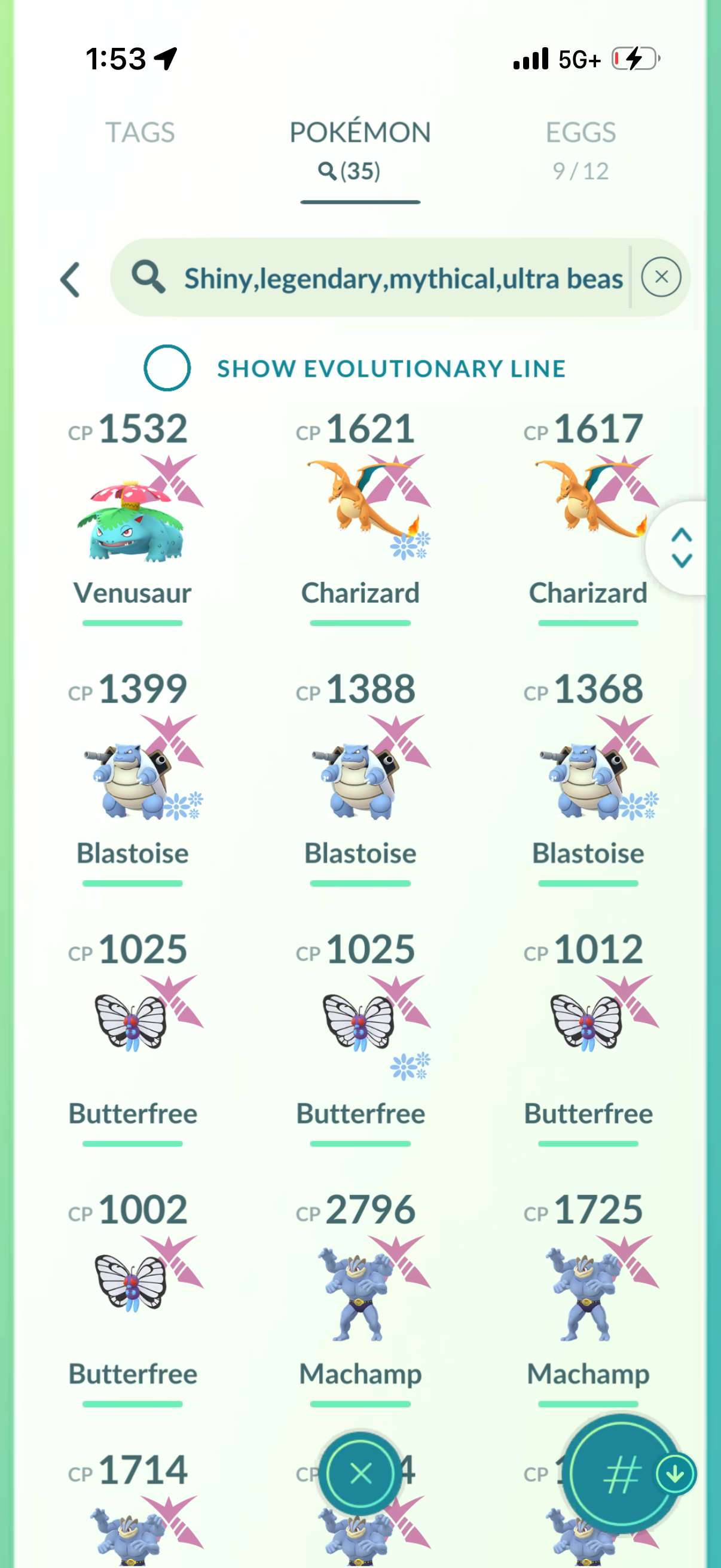 NagasakiInvites account (35 Shiny/Legendary/Gigantamax)