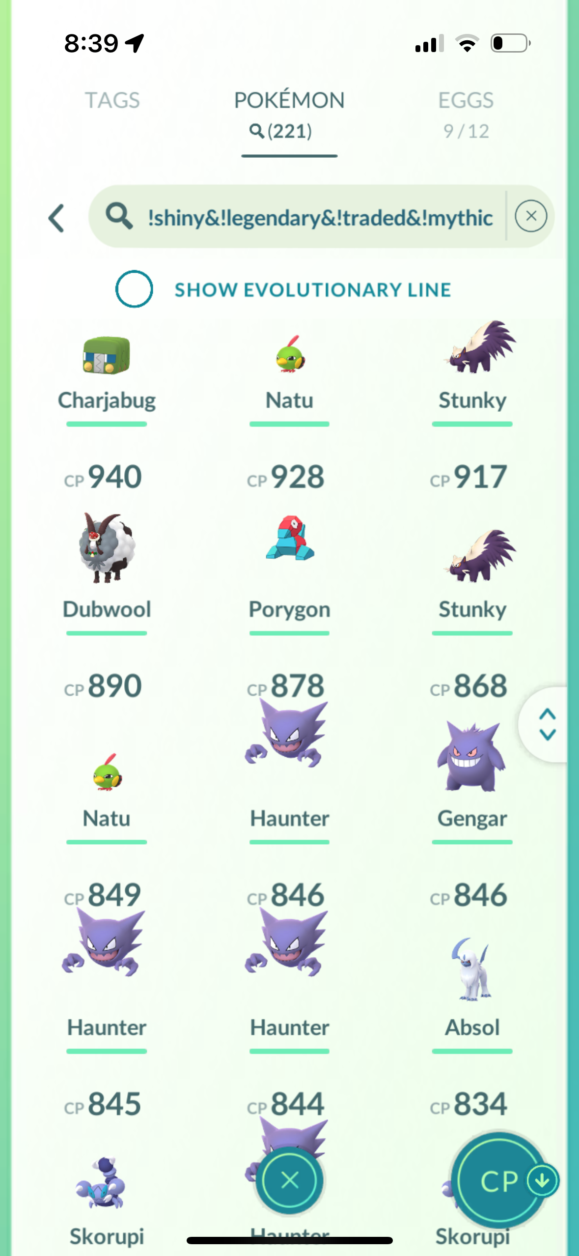 StayBlazin account (67 shiny/legendary)