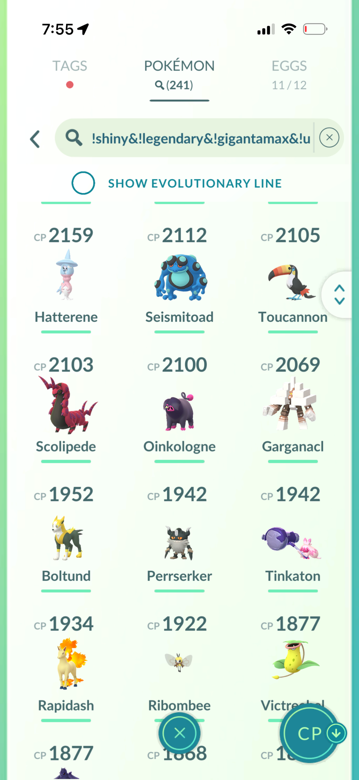 KyogrePTC account 31 Shiny/Legendary & 1.1M Stardust