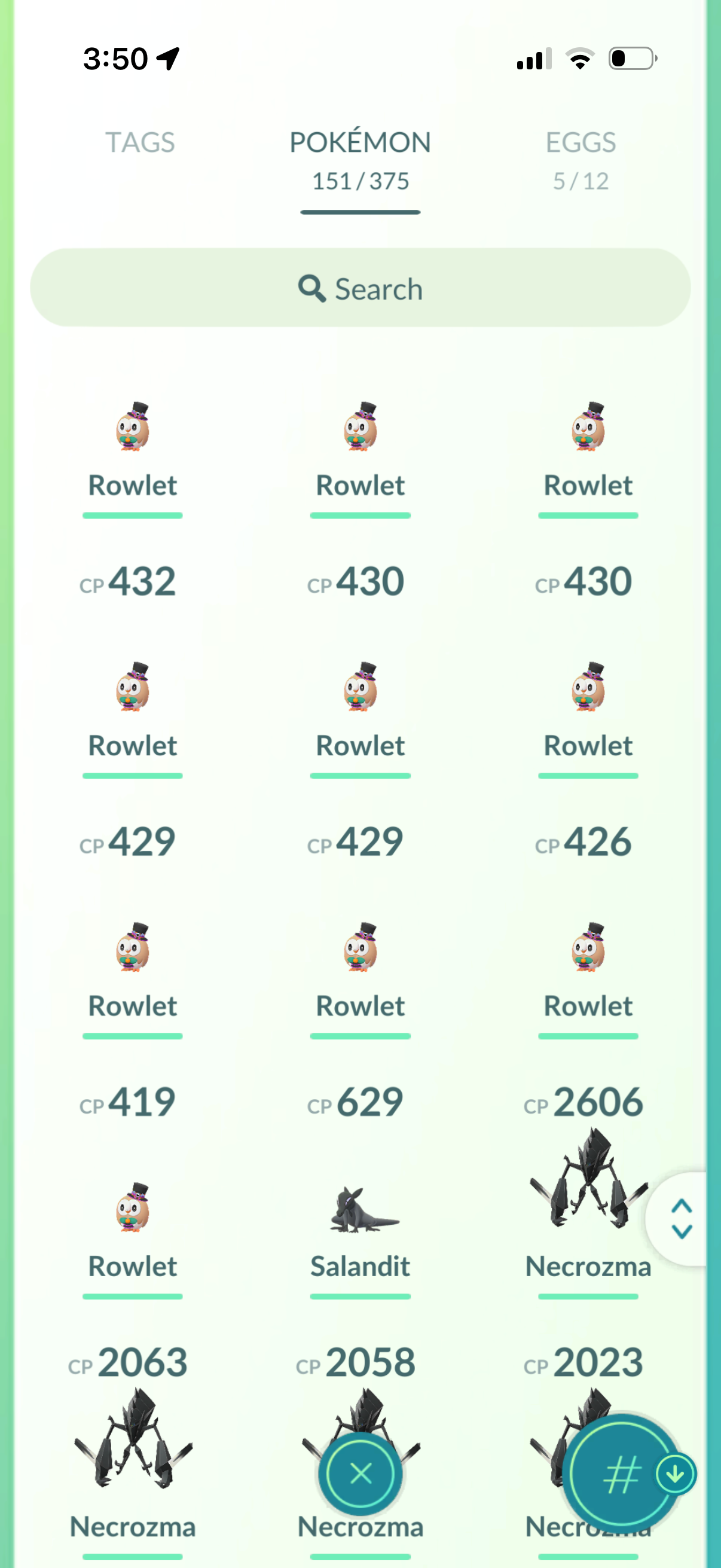 HarlanBuckley account (17 Shiny/Legendary/Gigantamax)
