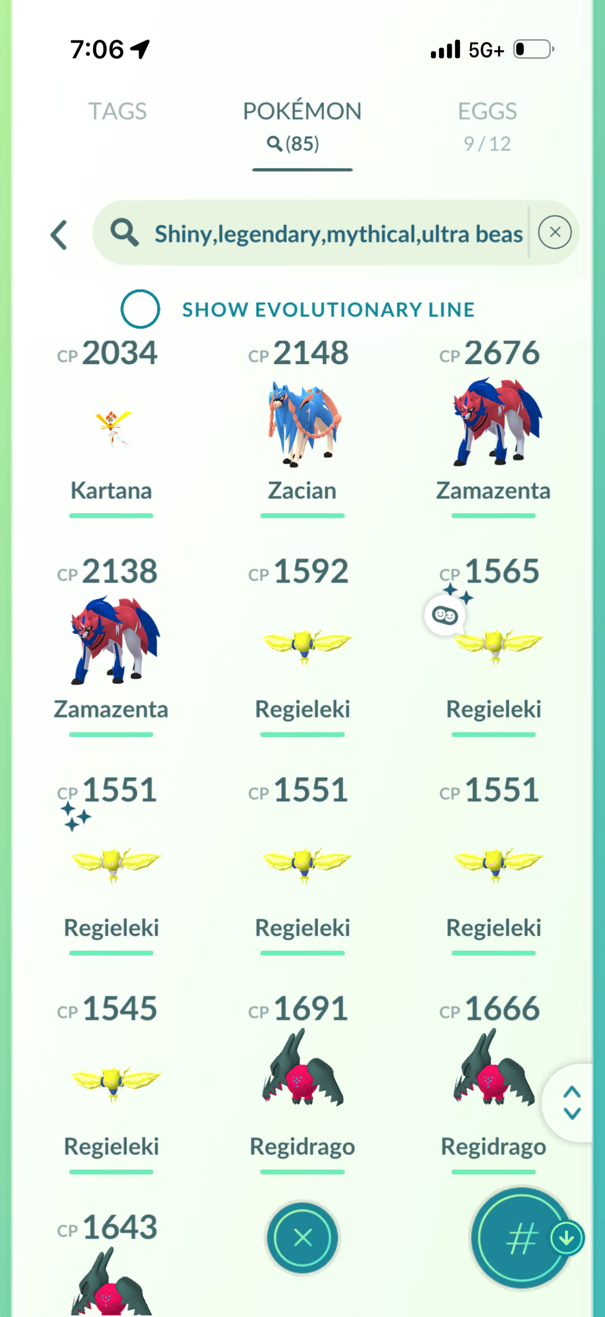 NetherlandsWC account 85 Shiny/Legendary & 1.1M Stardust