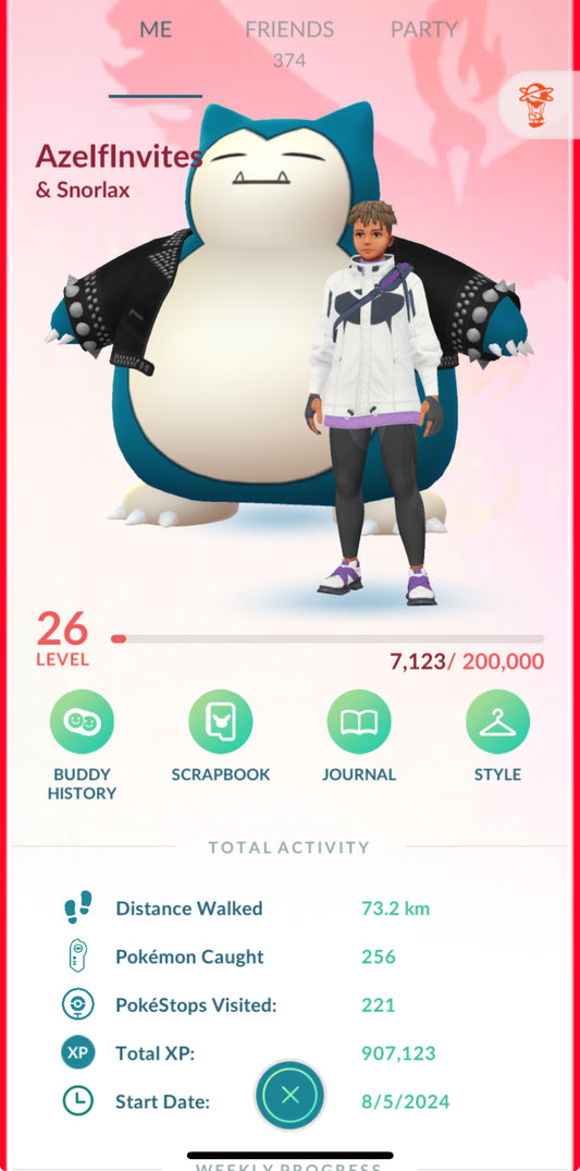 AzelfInvites account