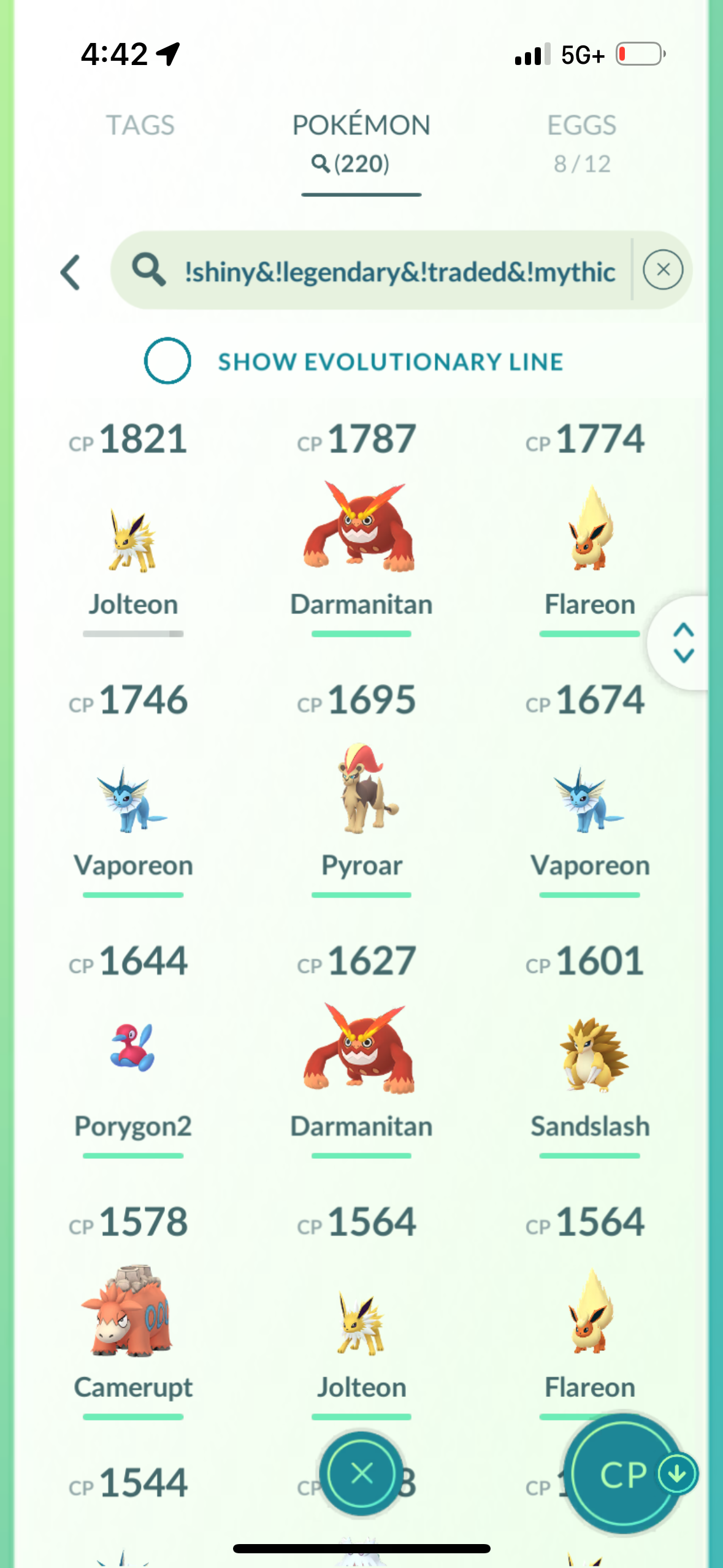 HolidaySpecial account (36 shiny/legendary)