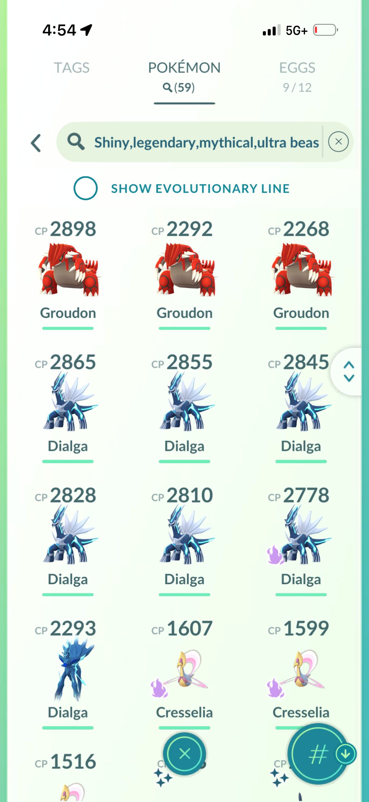 WorldCup2026 account (59 Shiny/Legendary)