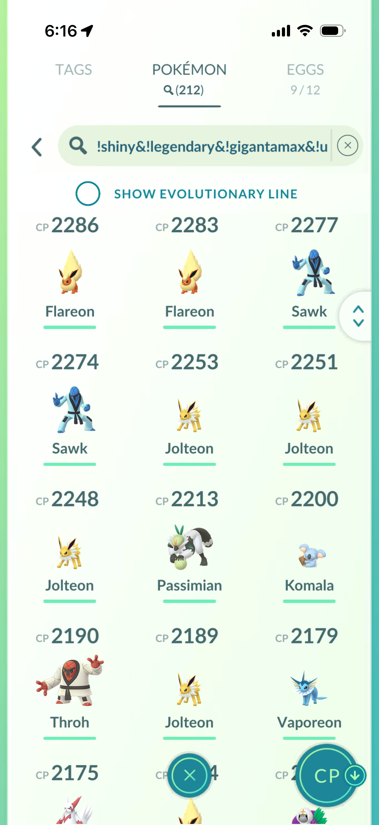 SoloParty account (19 Shiny/Legendary 482k stardust)