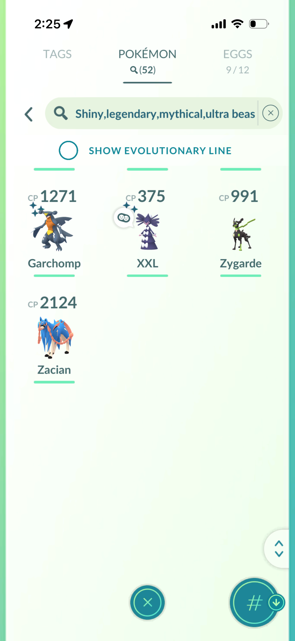 SpecialtyPIZZA account (52 Shiny/Legendary and 544k Stardust)