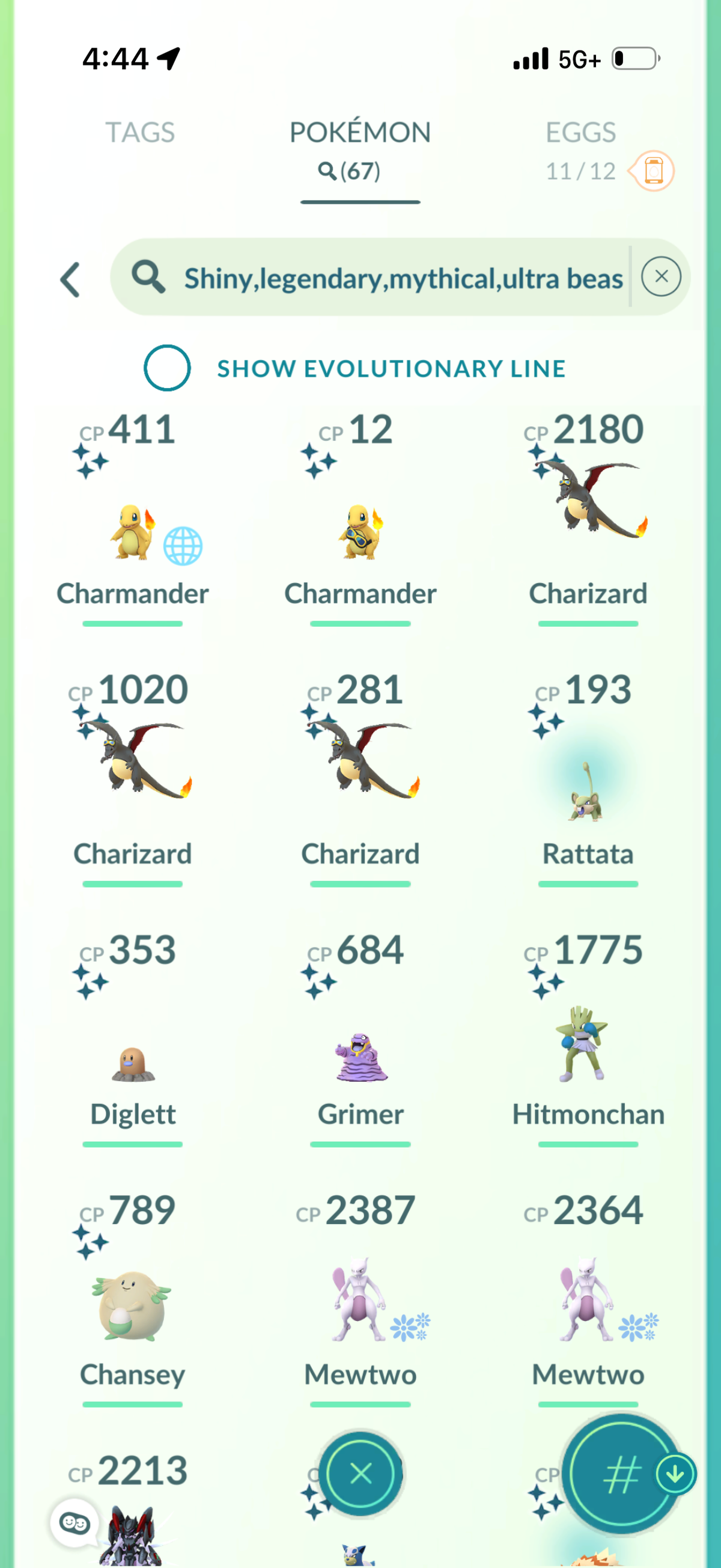 IAMARMORED account 67 Shiny/Legendary & 1.7m Stardust