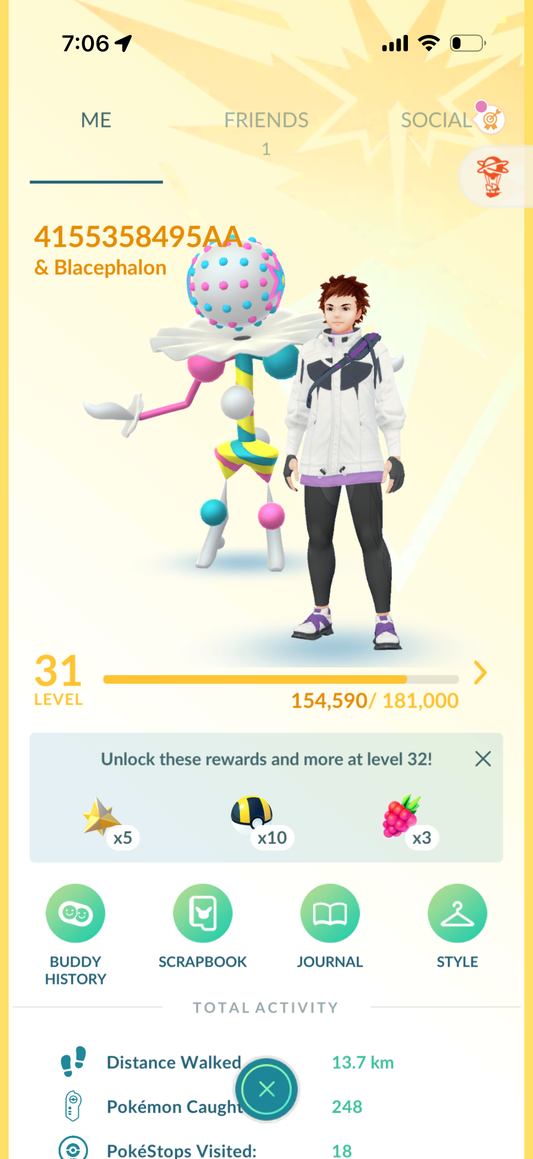 415-535-8495AA account (12 legendary/ultra beast)