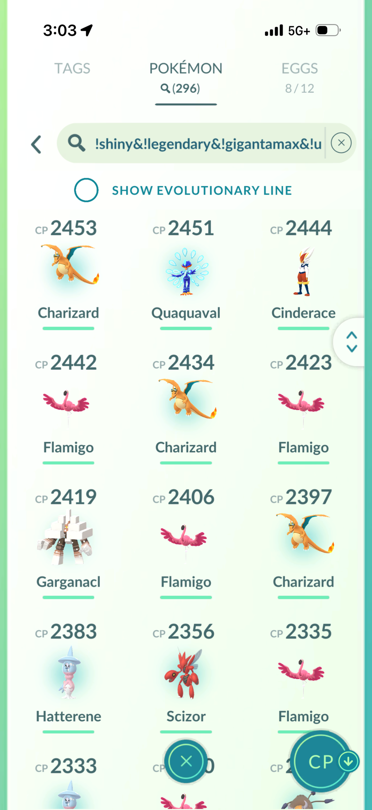 OneLastCOD account 60 Shiny/Legendary & 1.2m Stardust