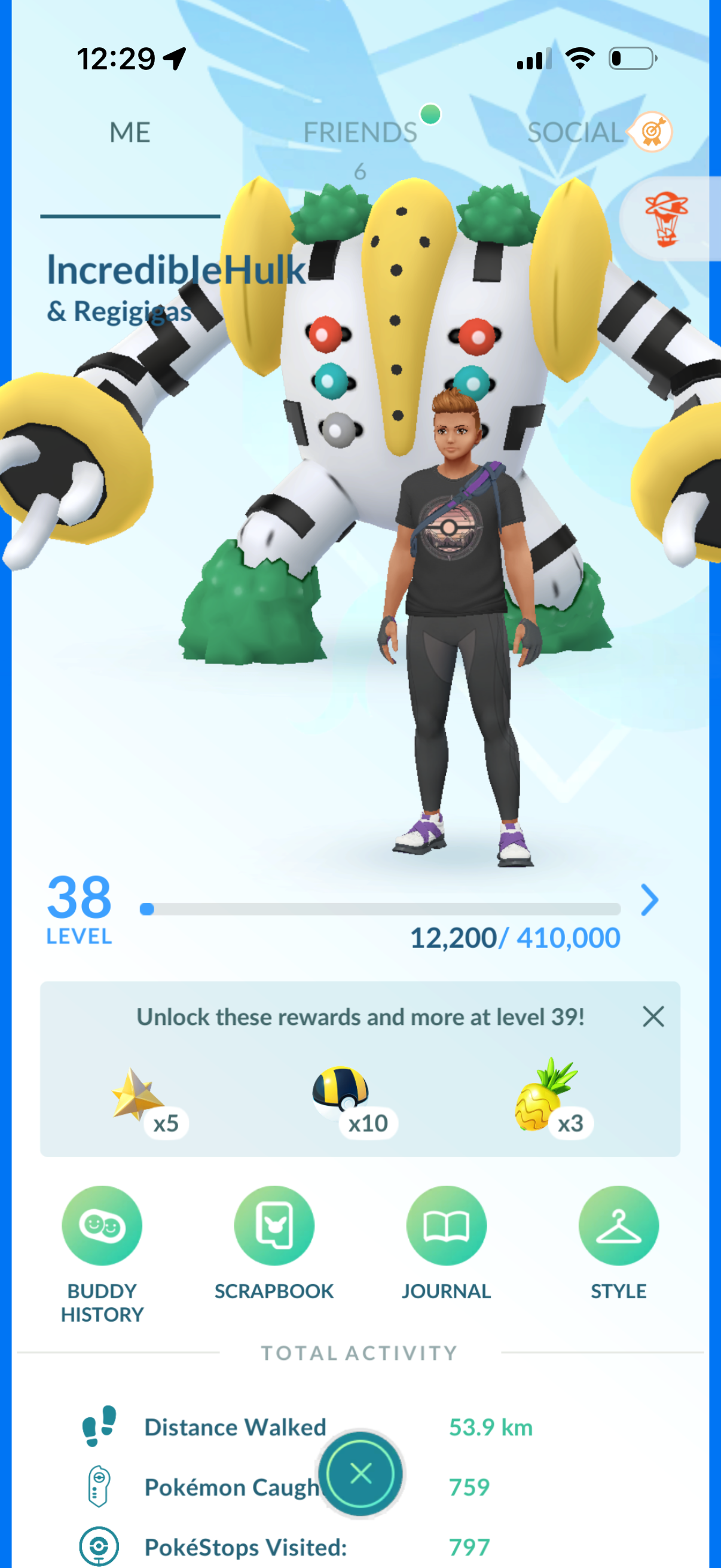 IncredibleHulk account (32 Shiny/Legendary/Gigantamax & 340k stardust)