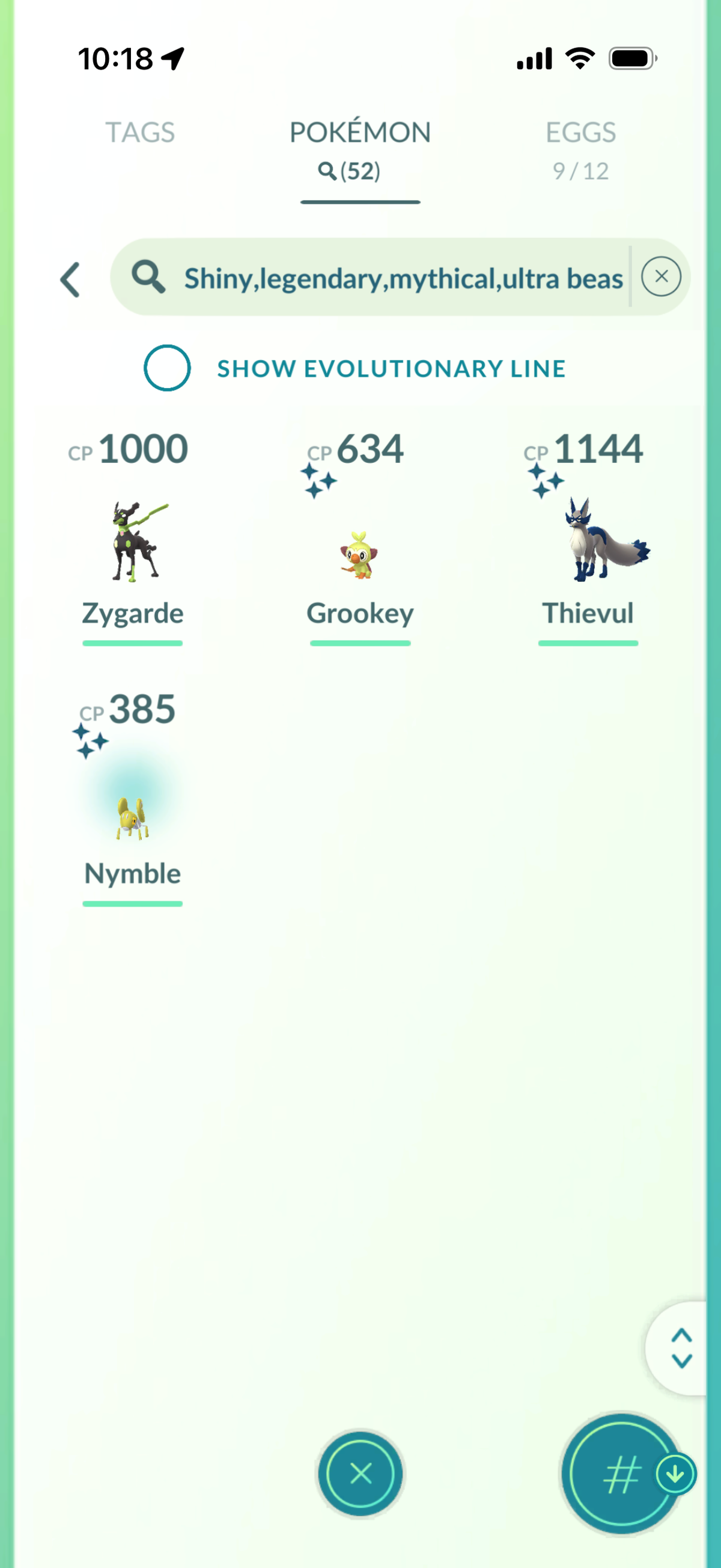 JudgeMVP26 account (52 Shiny/Legendary and 822k Stardust)