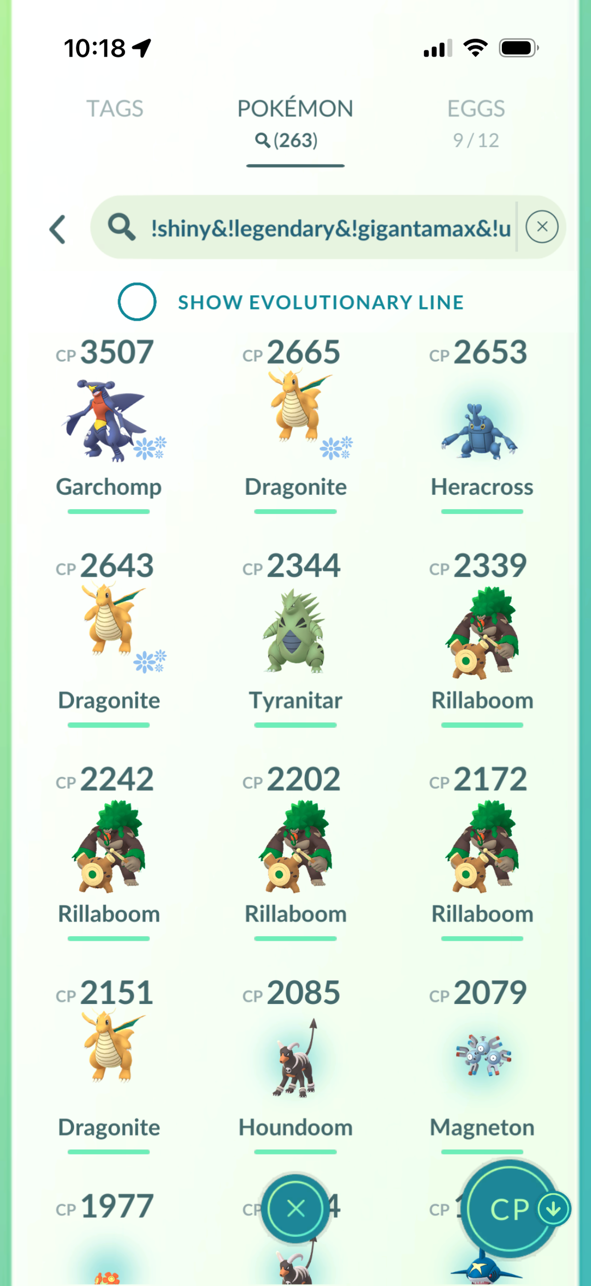 JudgeMVP26 account (52 Shiny/Legendary and 822k Stardust)