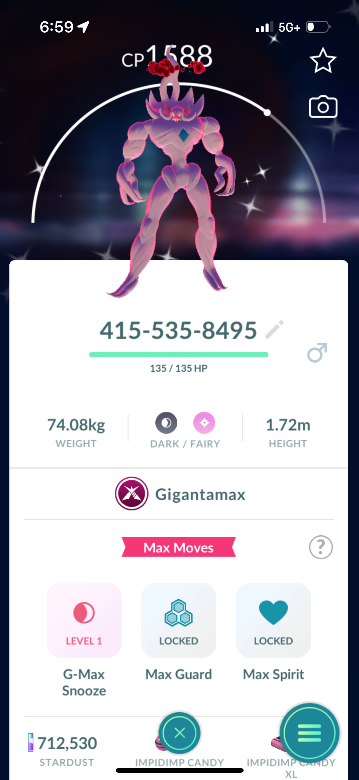 NewGigantamax account (32 Shiny/Legendary/Gigantamax)