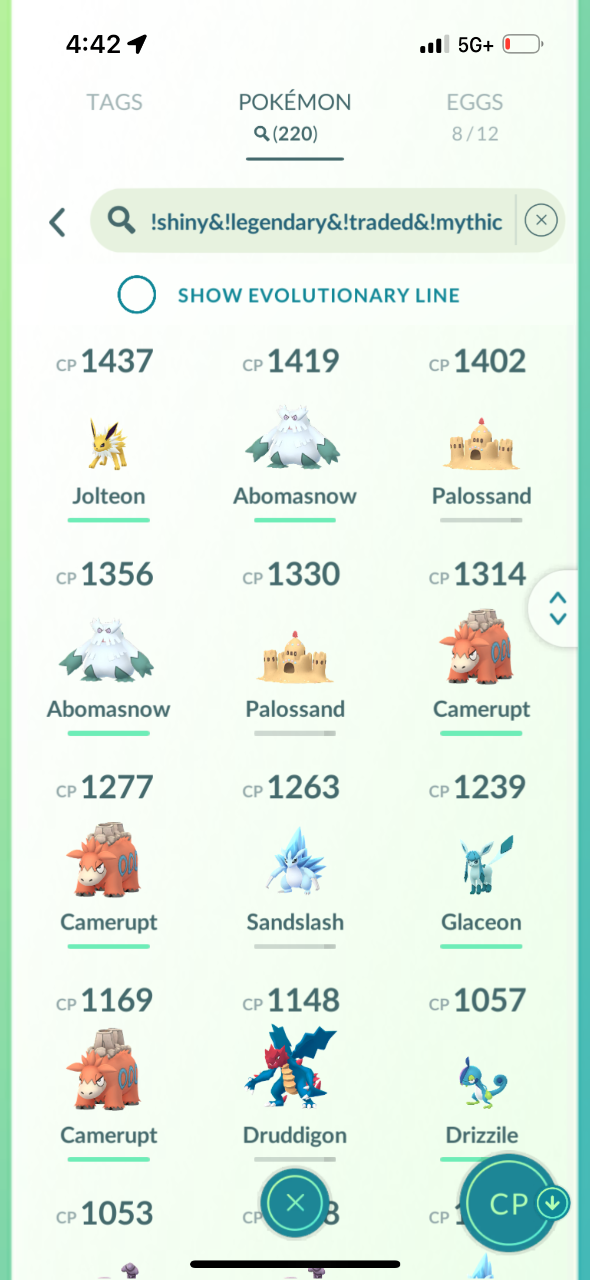 HolidaySpecial account (36 shiny/legendary)