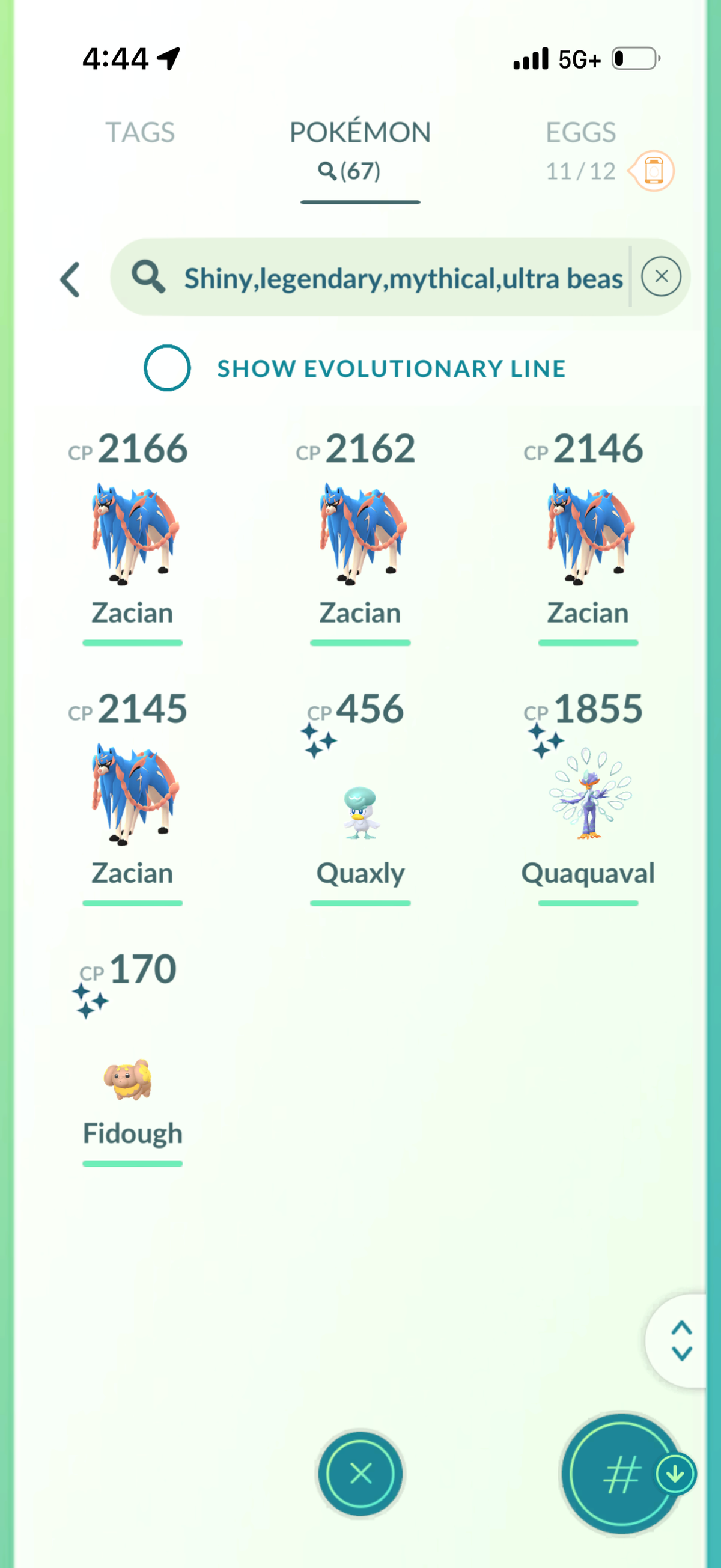 IAMARMORED account 67 Shiny/Legendary & 1.7m Stardust
