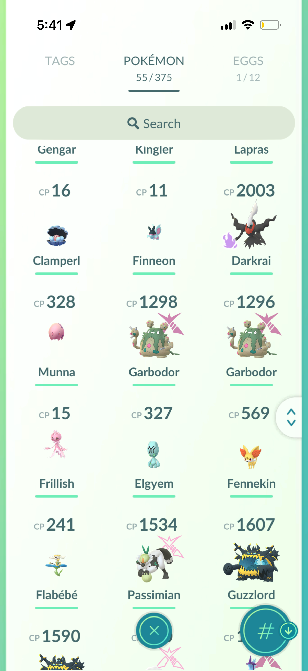 3ShinySnarls account (29 Shiny/Legendary/Gigantamax)