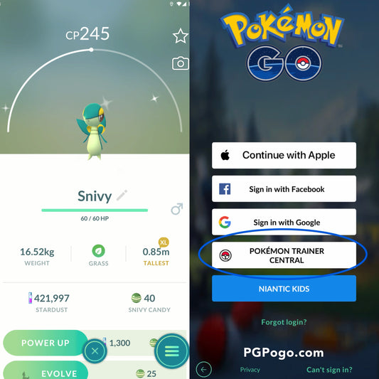 Shiny Snivy account