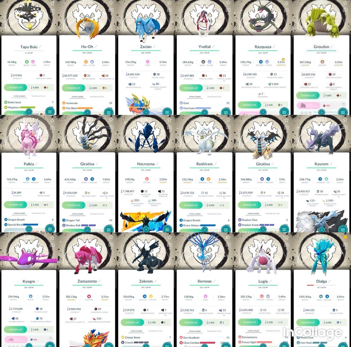 Shiny Legendary GO Fest background accounts