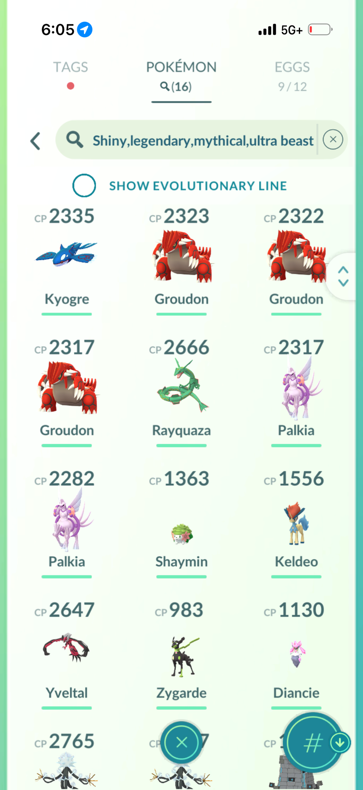 SuaveSpray account 16 Shiny/Legendary & 335k Stardust