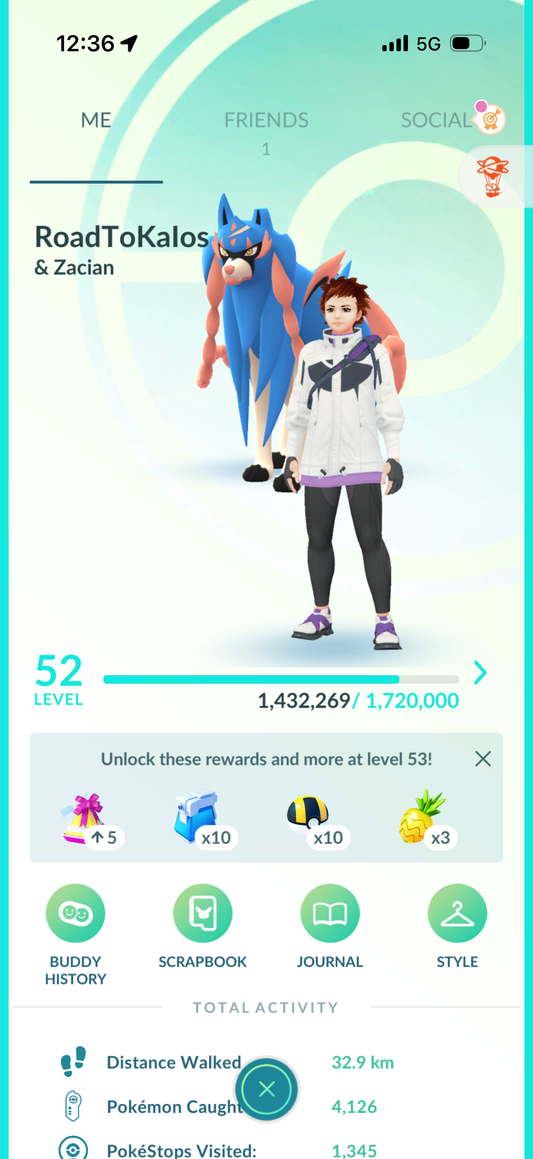 RoadToKalos account (8 Legendary)