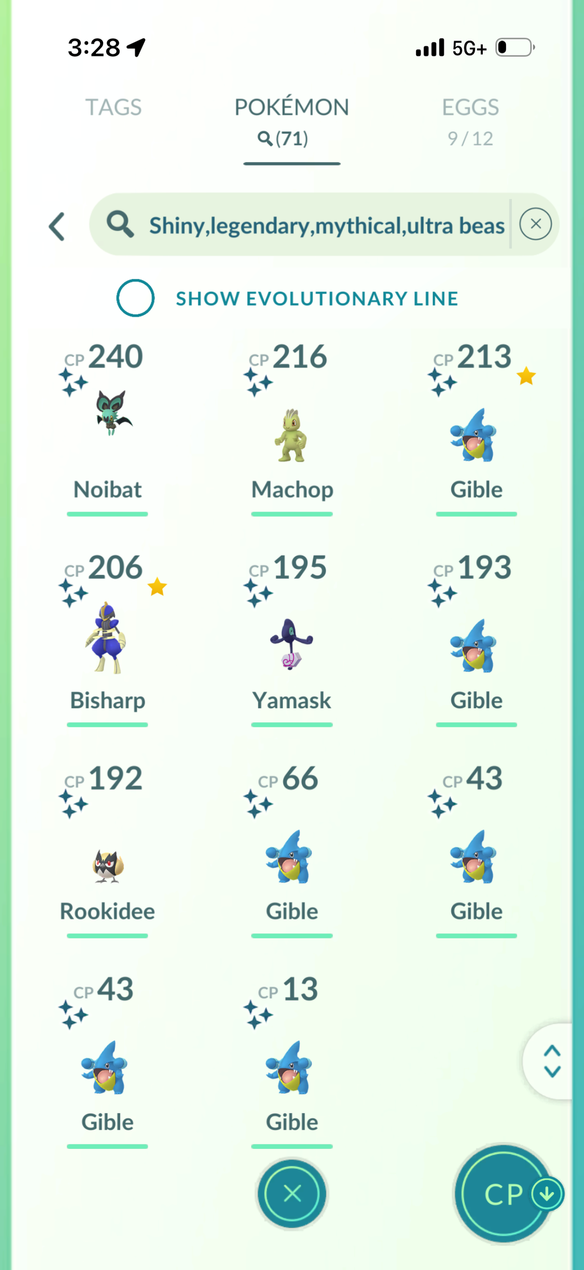 CrownedBy415 account (71 Shiny/Legendary 1.9m Stardust)