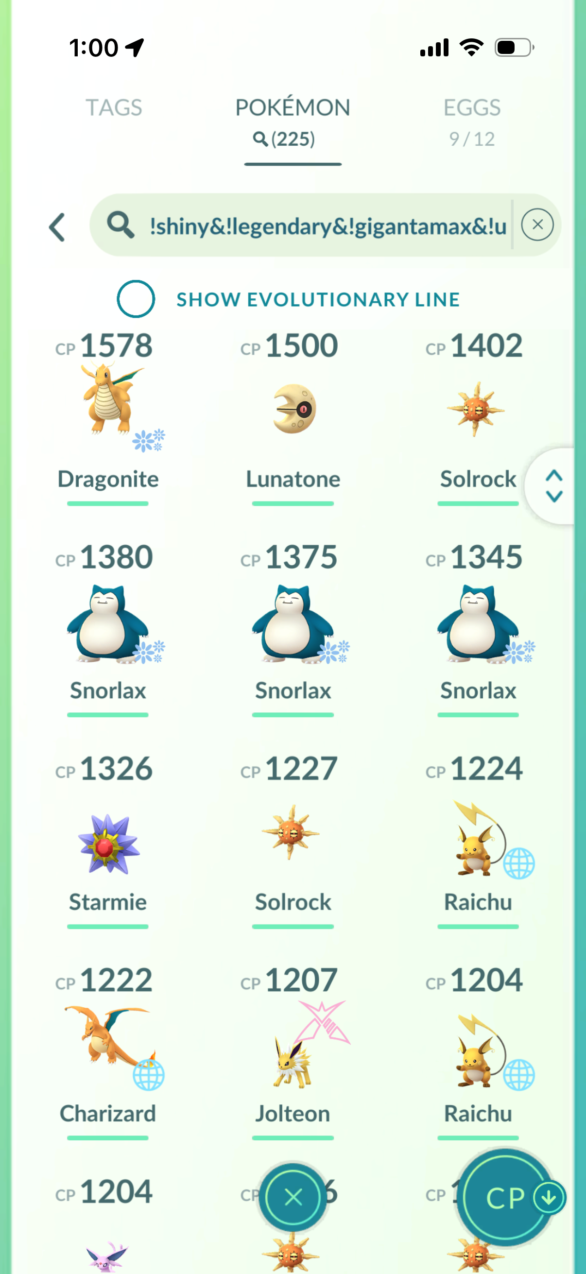 SpecialtyPIZZA account (19 Shiny/Legendary & 186k stardust)