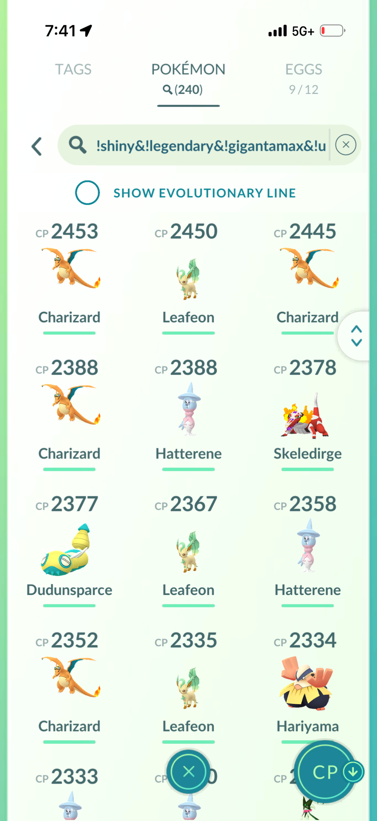 ToppleGameIOS account 15 Shiny/Legendary & 970k Stardust