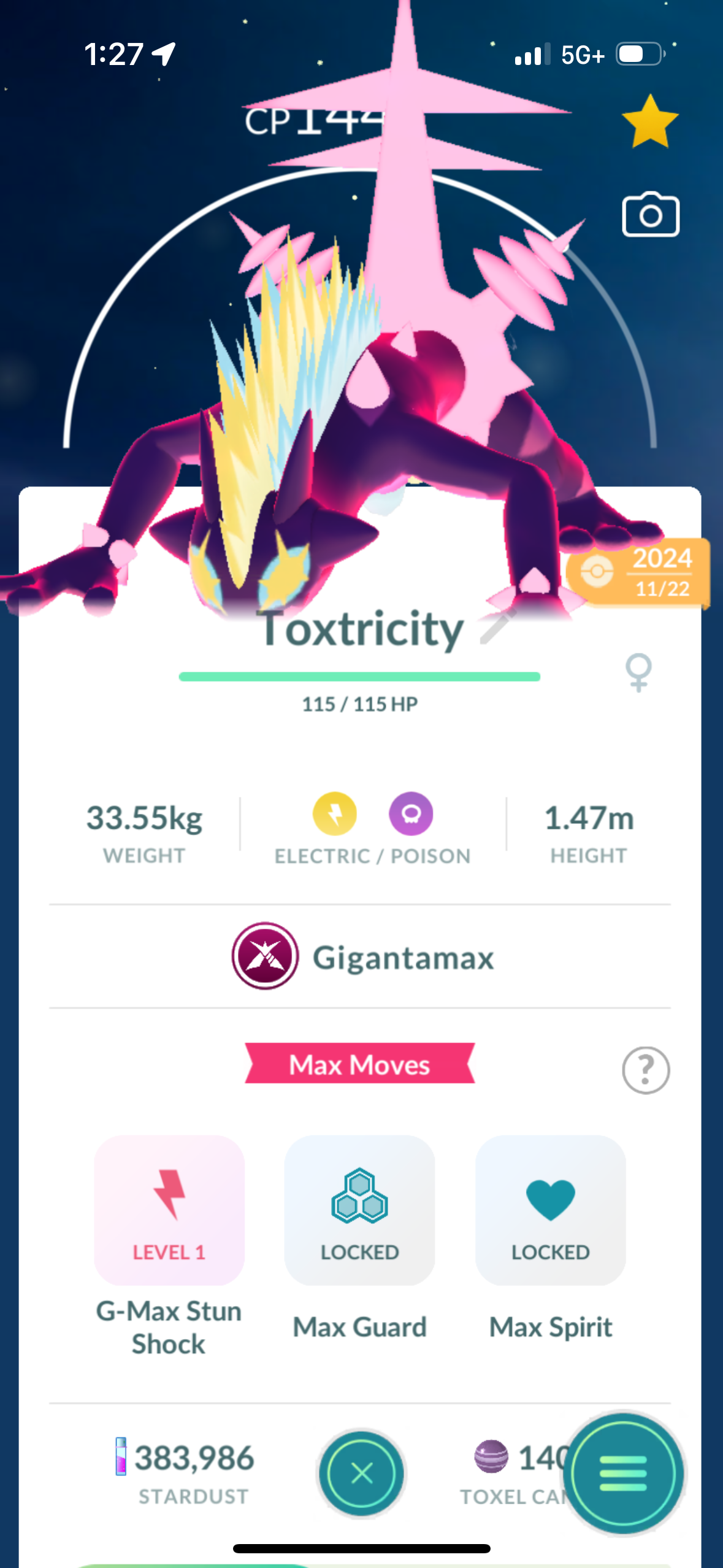 PalkiaAndDialga account (27 Shiny/Legendary/Gigantamax)