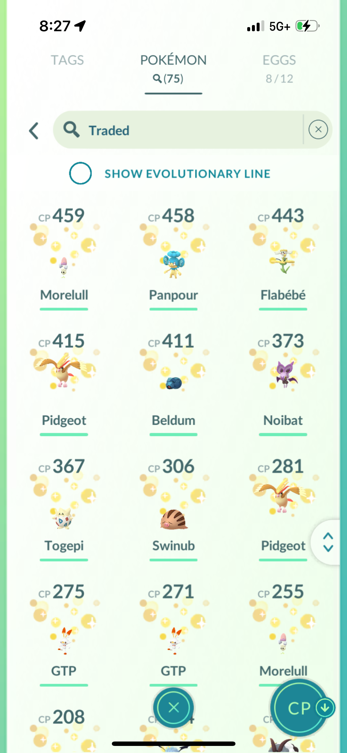 LatiosV1 account (74 shiny/legendary)