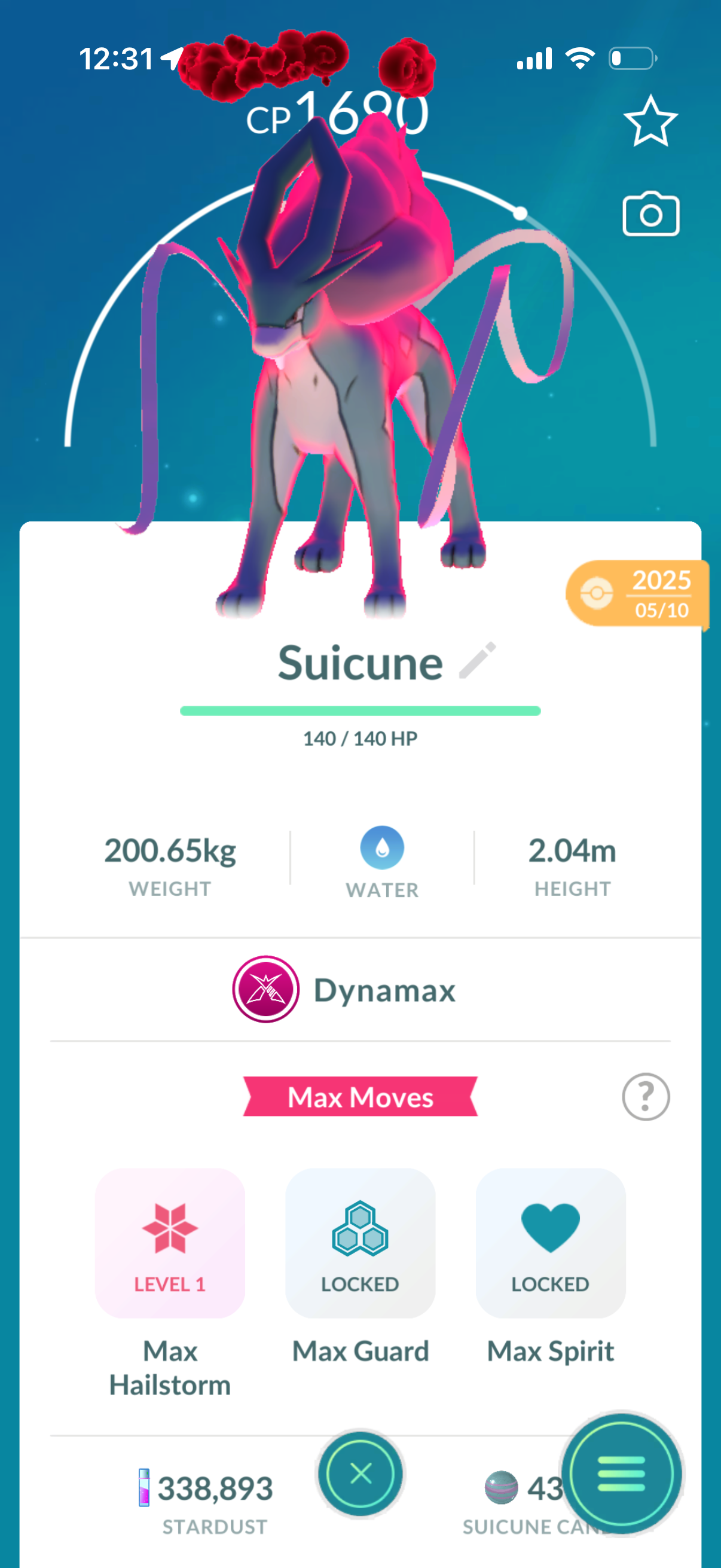 IncredibleHulk account (32 Shiny/Legendary/Gigantamax & 340k stardust)