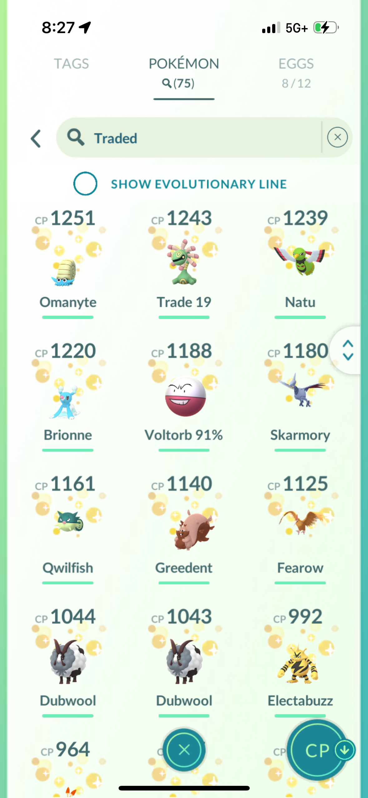 LatiosV1 account (74 shiny/legendary)