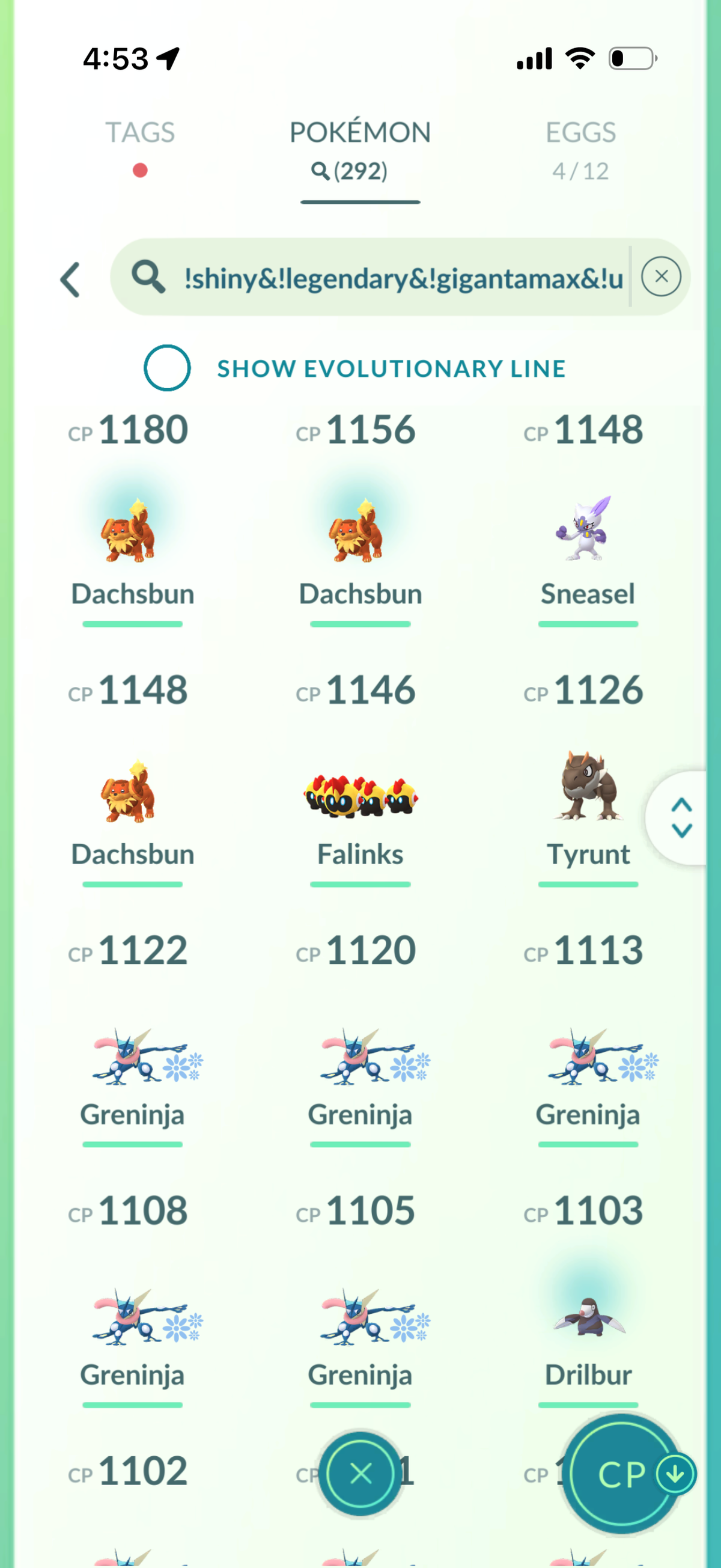 ArmoredPTC account 46 Shiny/Legendary & 2.1m Stardust