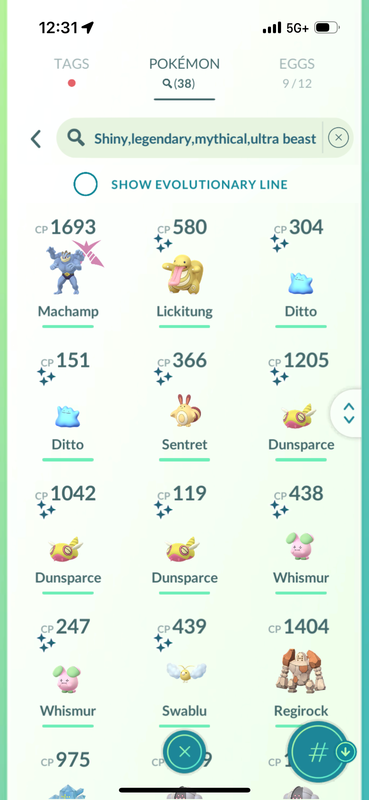 PistolWhipYou account (38 Shiny/Legendary/Gigantamax)