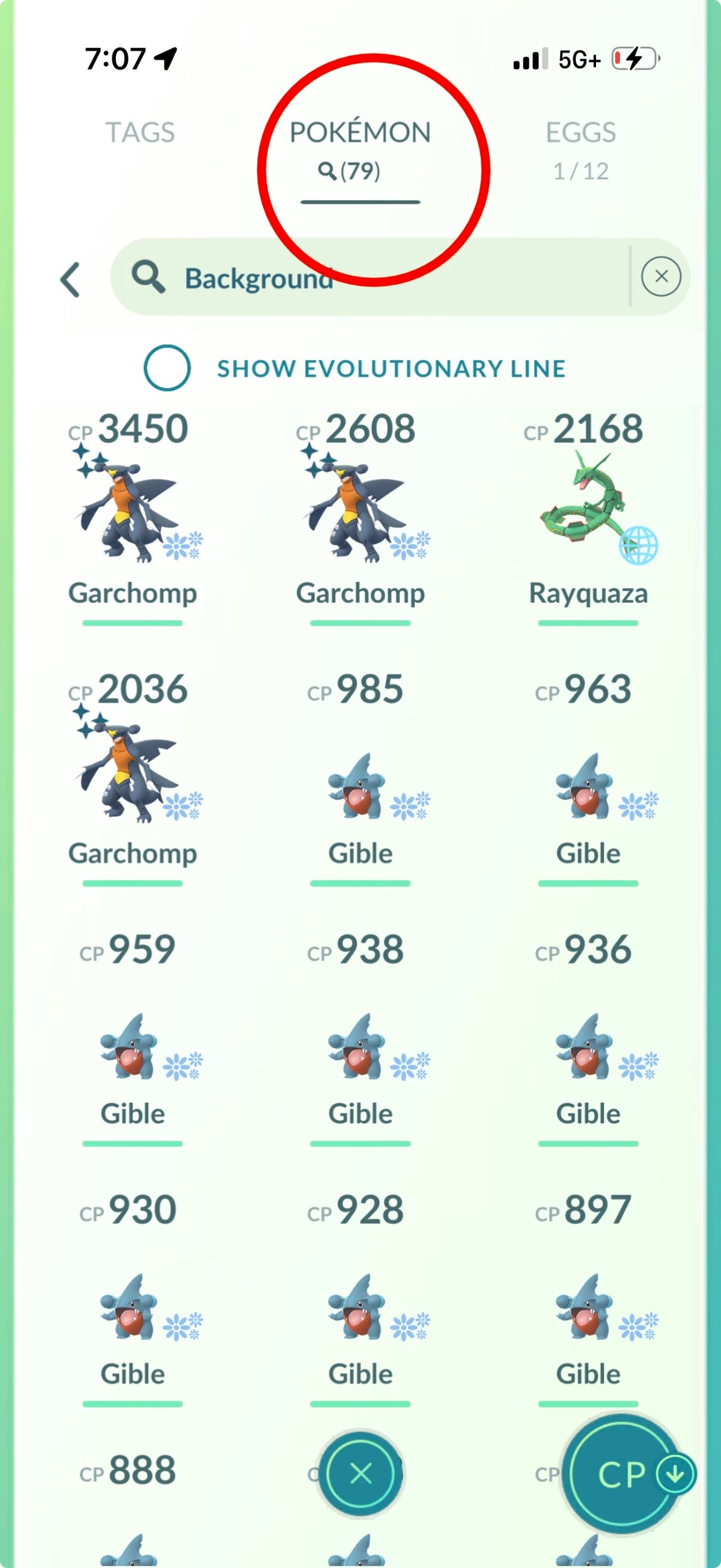 GibleHoarder account 102 Shiny/Legendary & 850k Stardust)