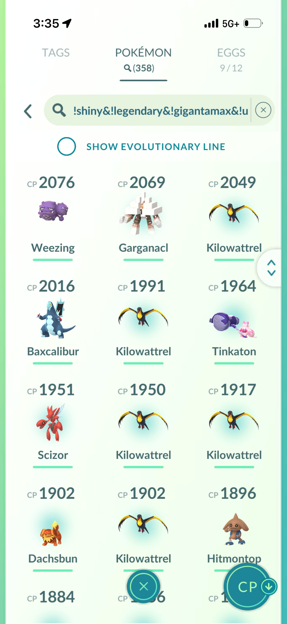 CrownedBy415 account (71 Shiny/Legendary 1.9m Stardust)