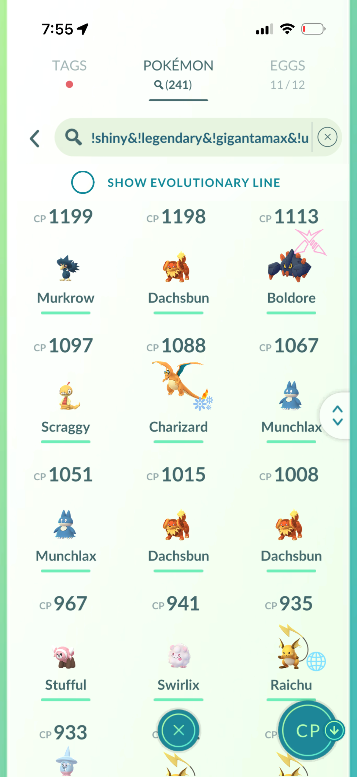 KyogrePTC account 31 Shiny/Legendary & 1.1M Stardust