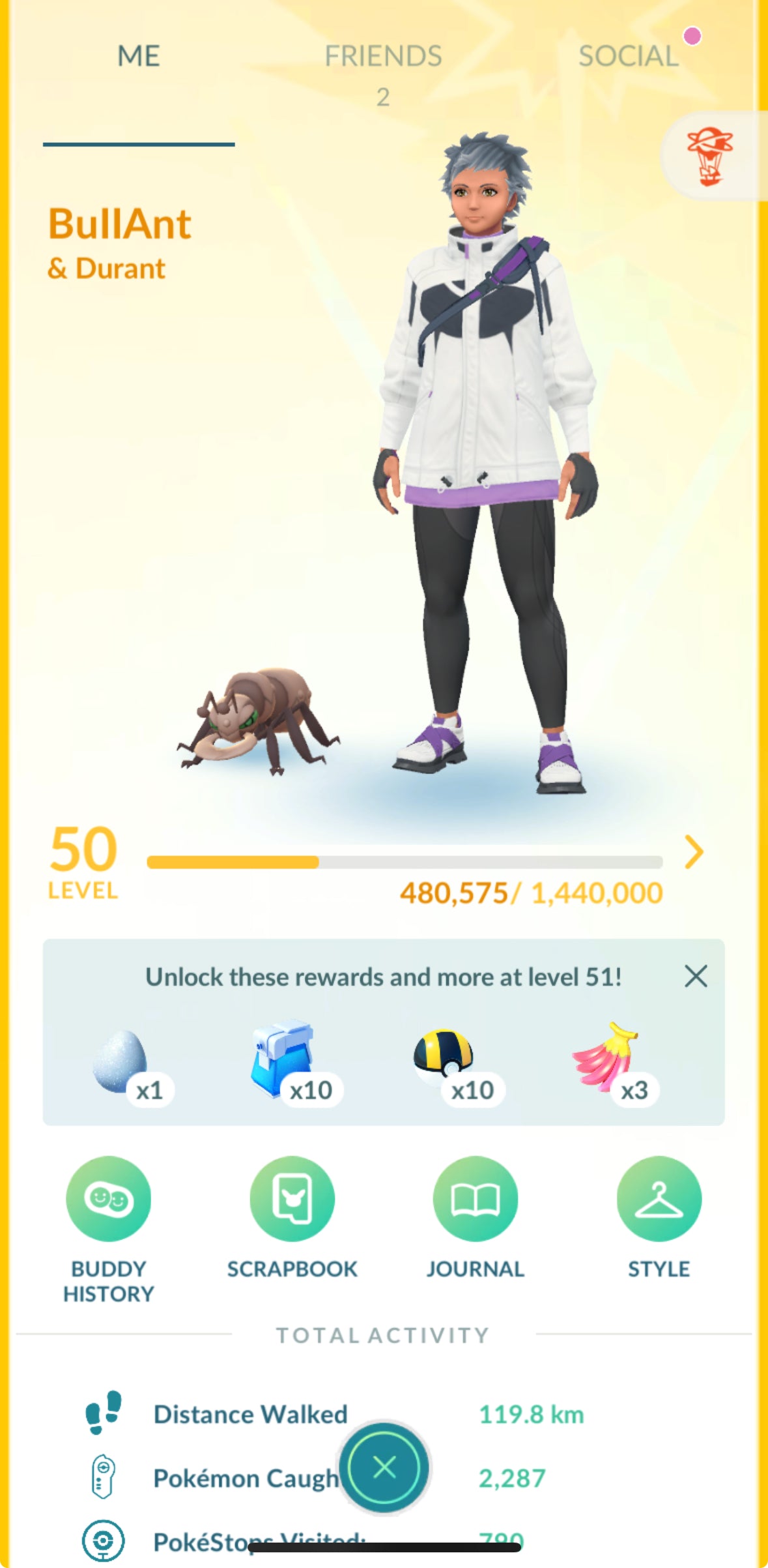 BullAnt account (7 Shiny)