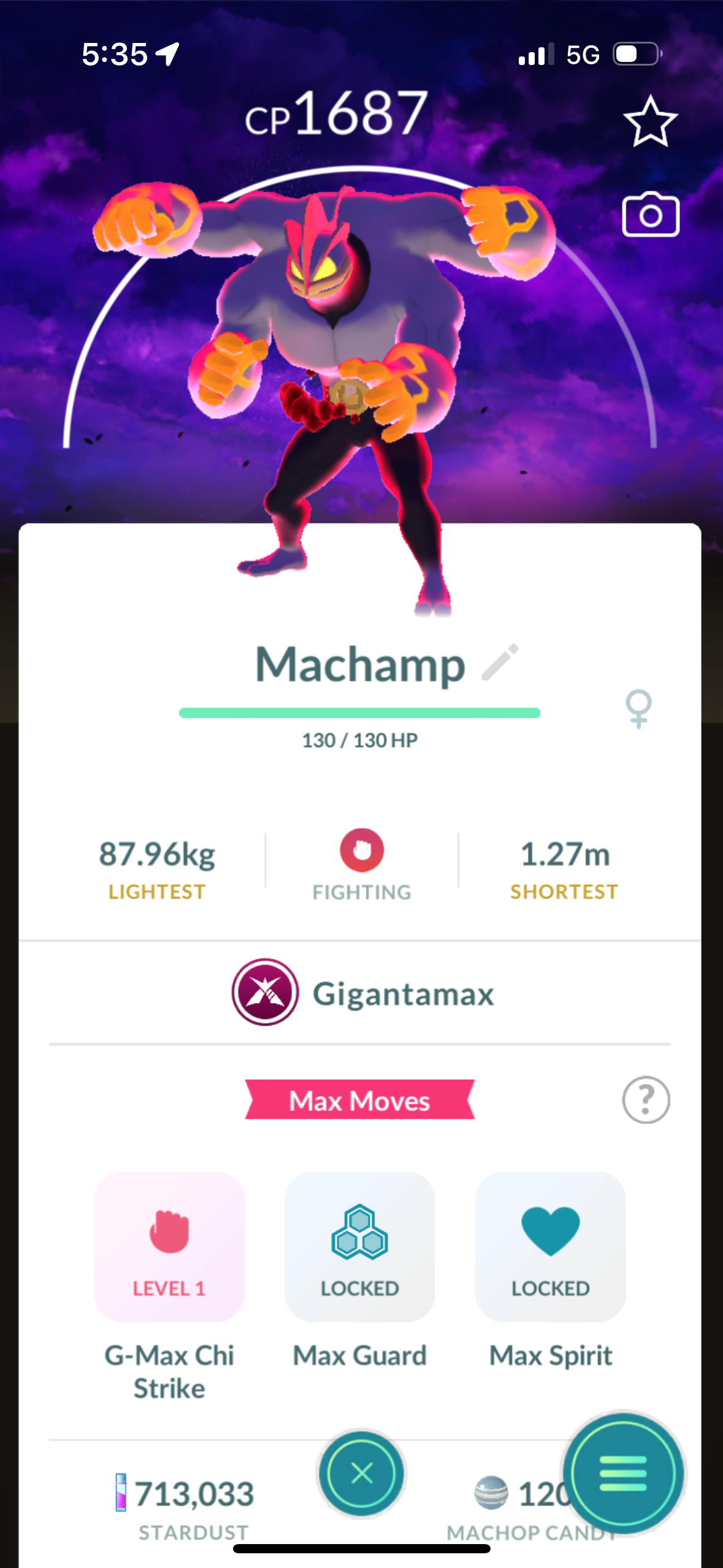 ShinyGrimmsnarl account (42 Shiny/Legendary/Gigantamax)