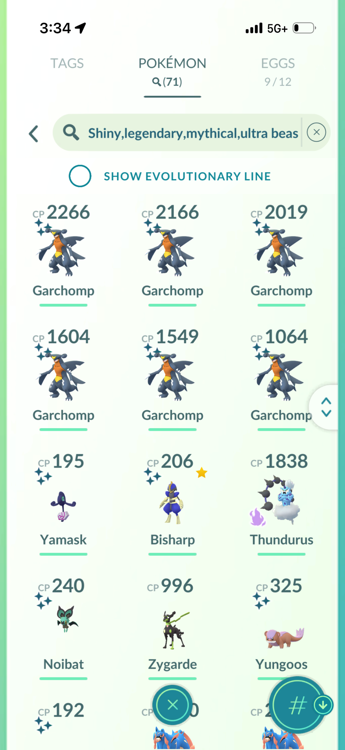 CrownedBy415 account (71 Shiny/Legendary 1.9m Stardust)