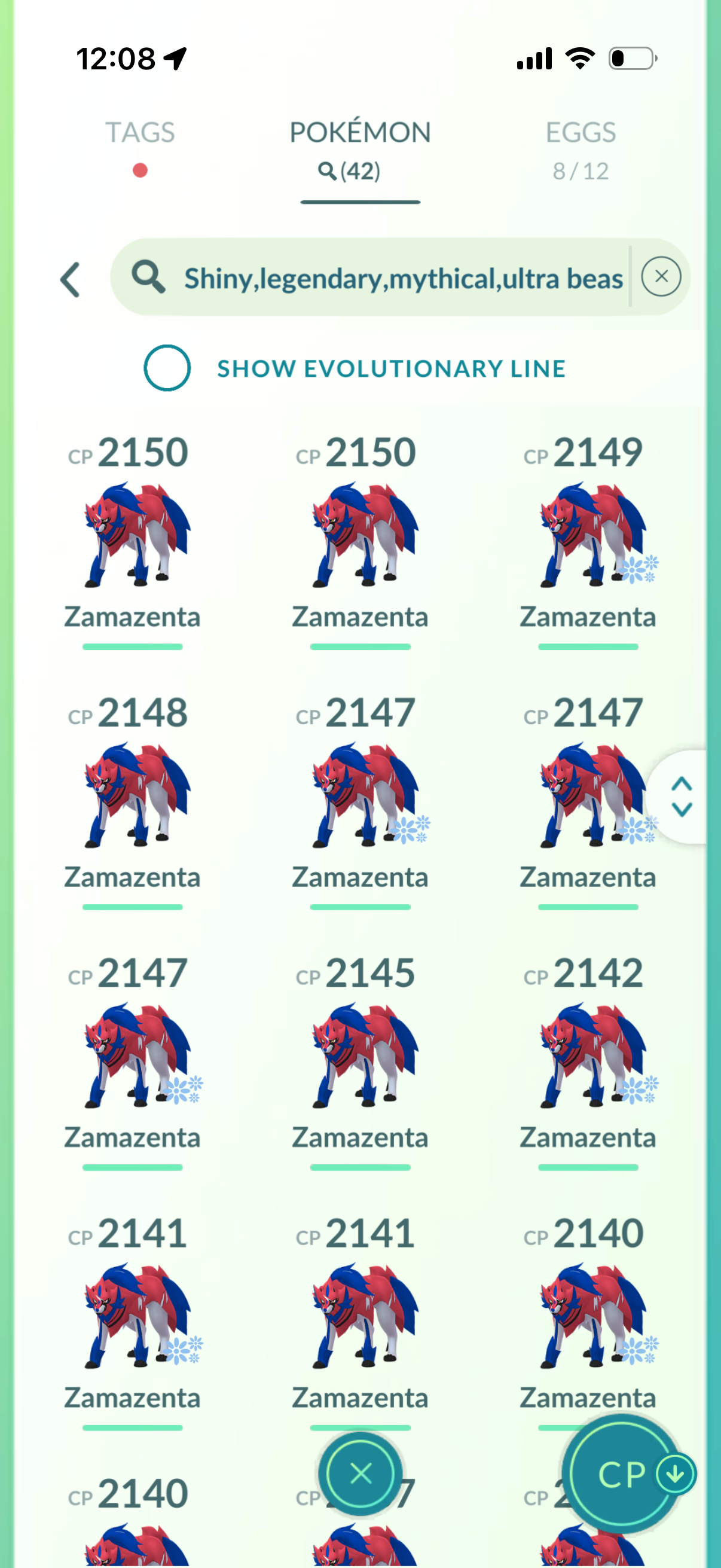 VloneShirt account (42 Shiny/Legendary)