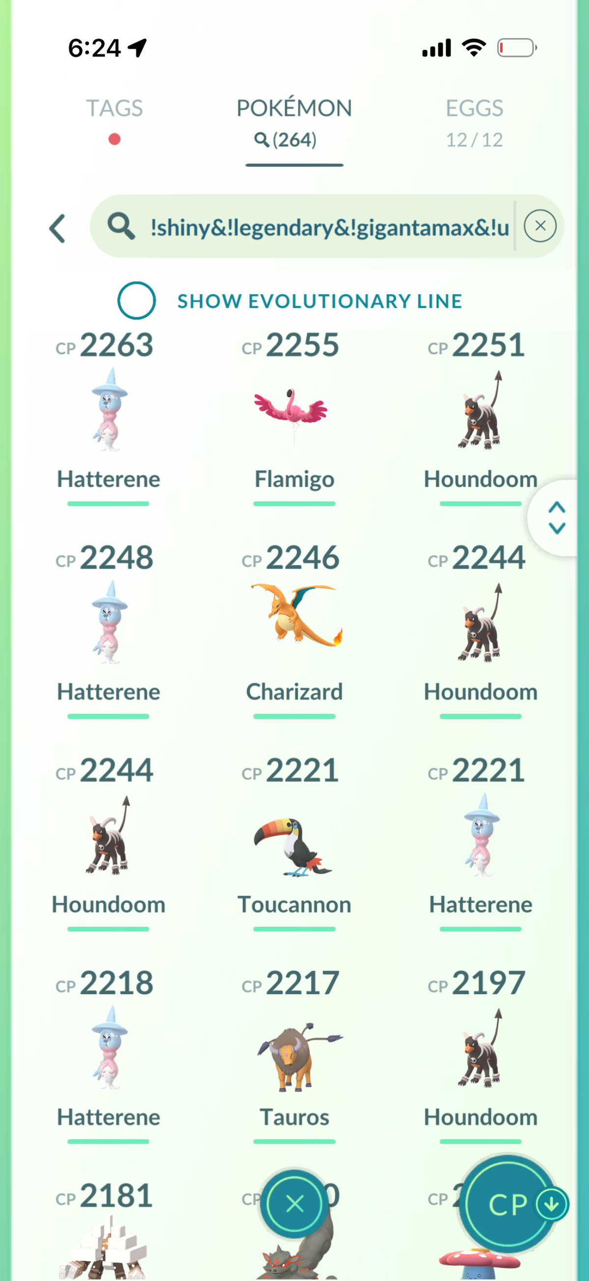 KartanaMini account 57 Shiny/Legendary and 1.2M Stardust