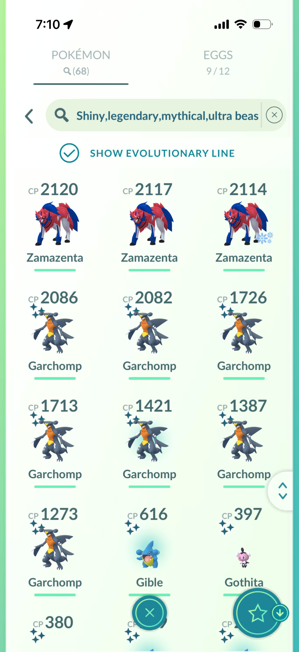 VloneShirt account 68 Shiny/Legendary & 900k Stardust