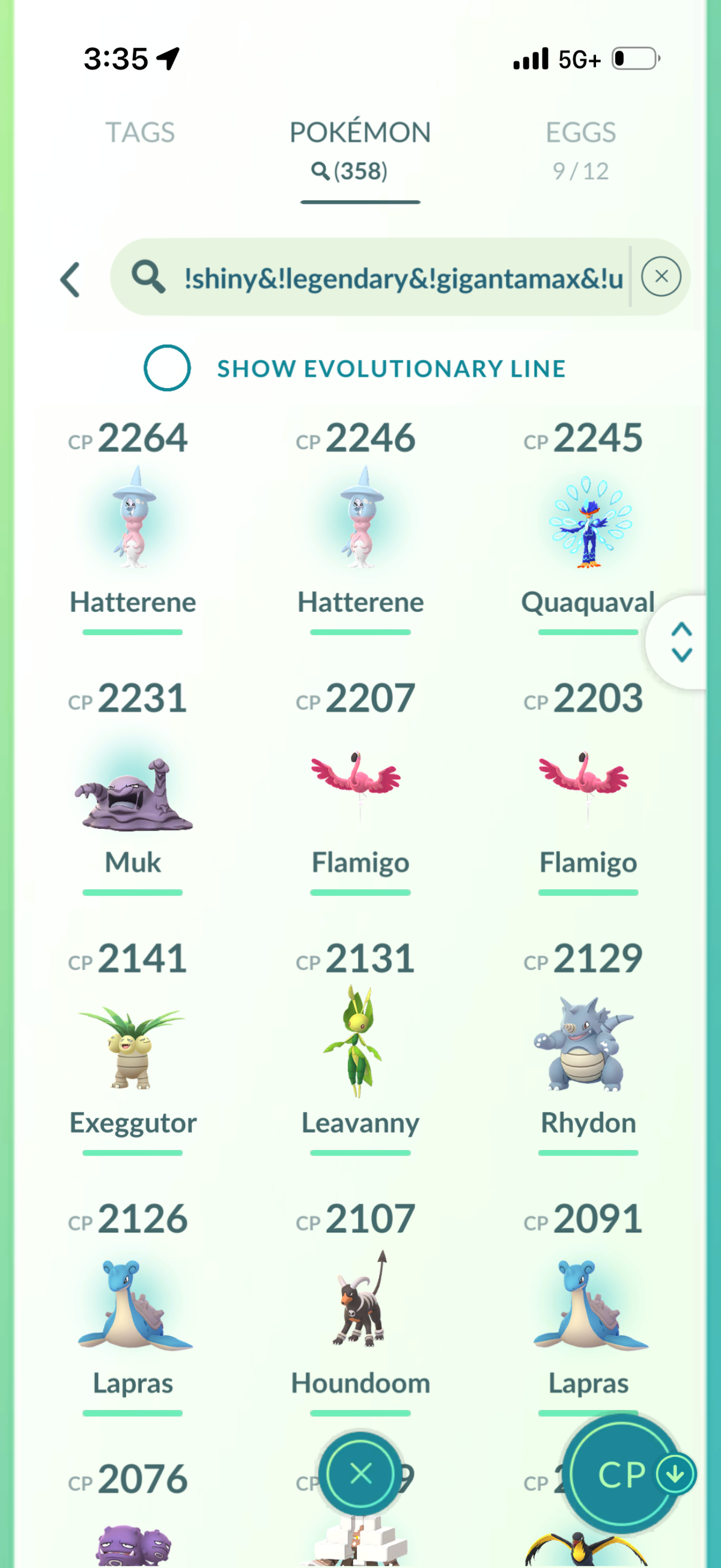 CrownedBy415 account (71 Shiny/Legendary 1.9m Stardust)