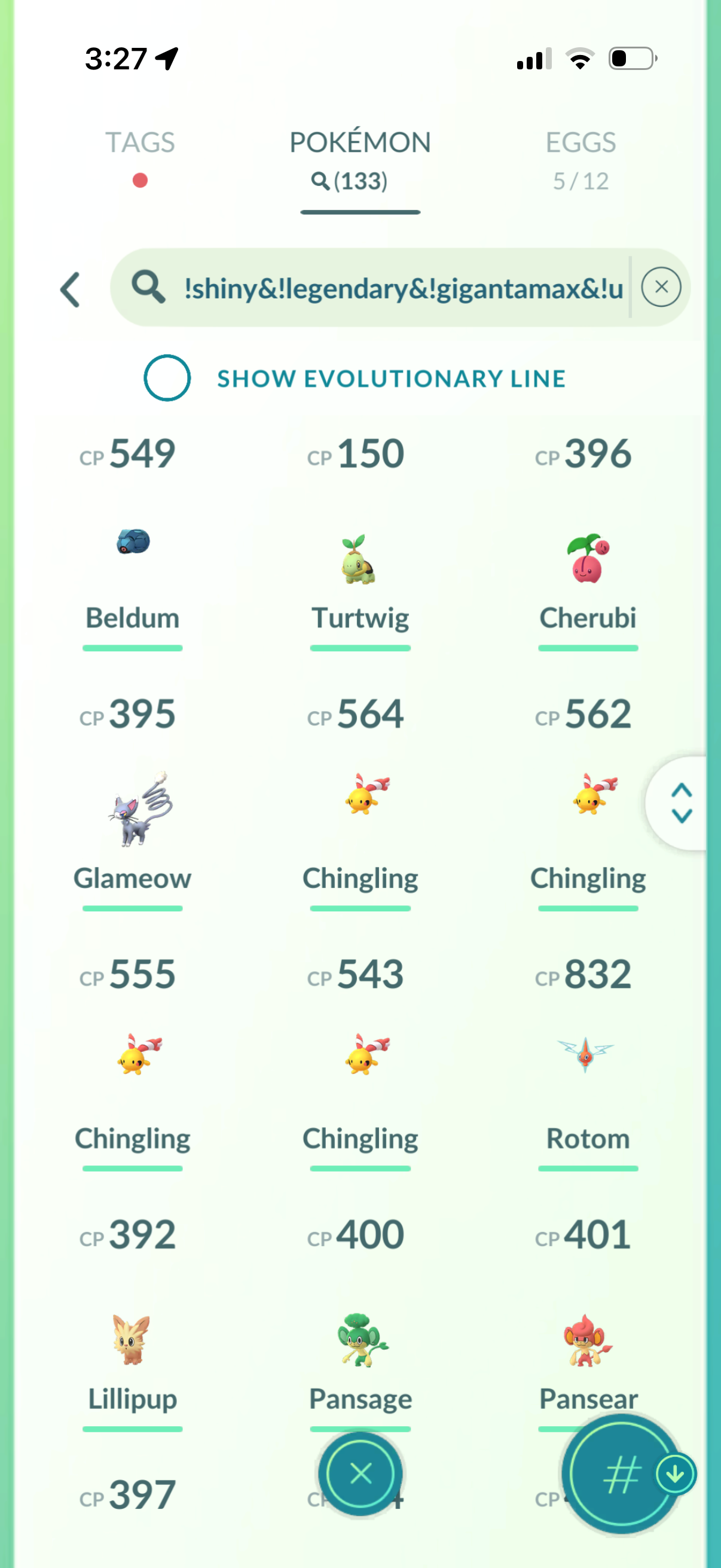 TheTablesTurned account (13 Shiny/Legendary/Gigantamax)