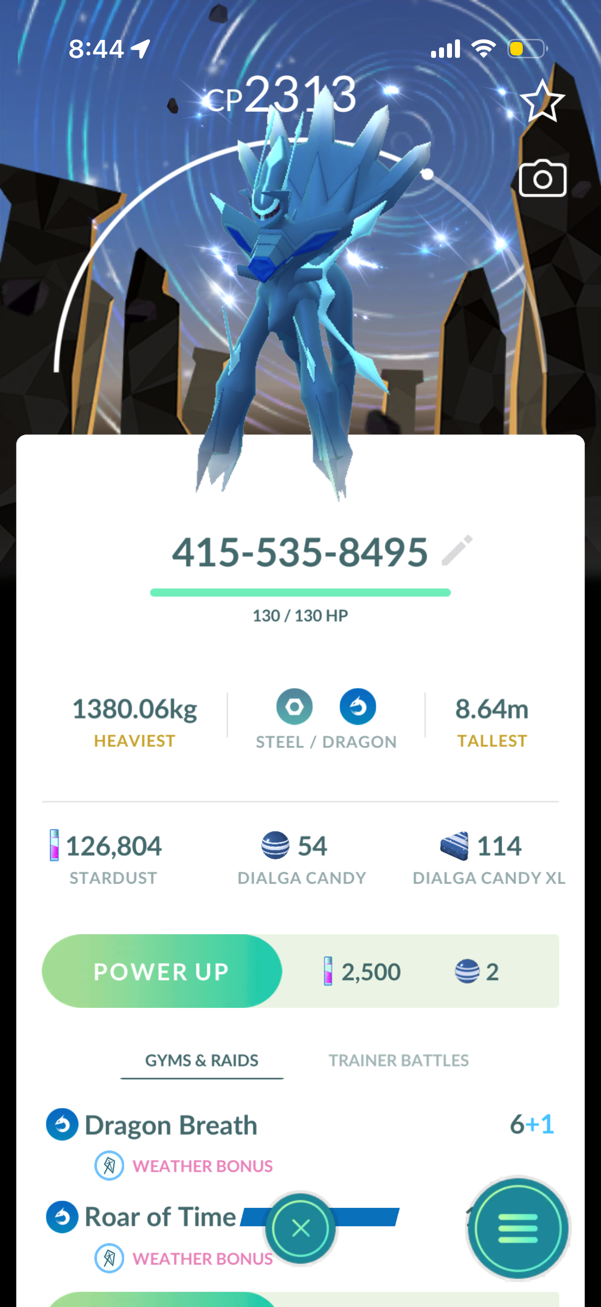PalkiaSpacial account (44 Shiny/Legendary)