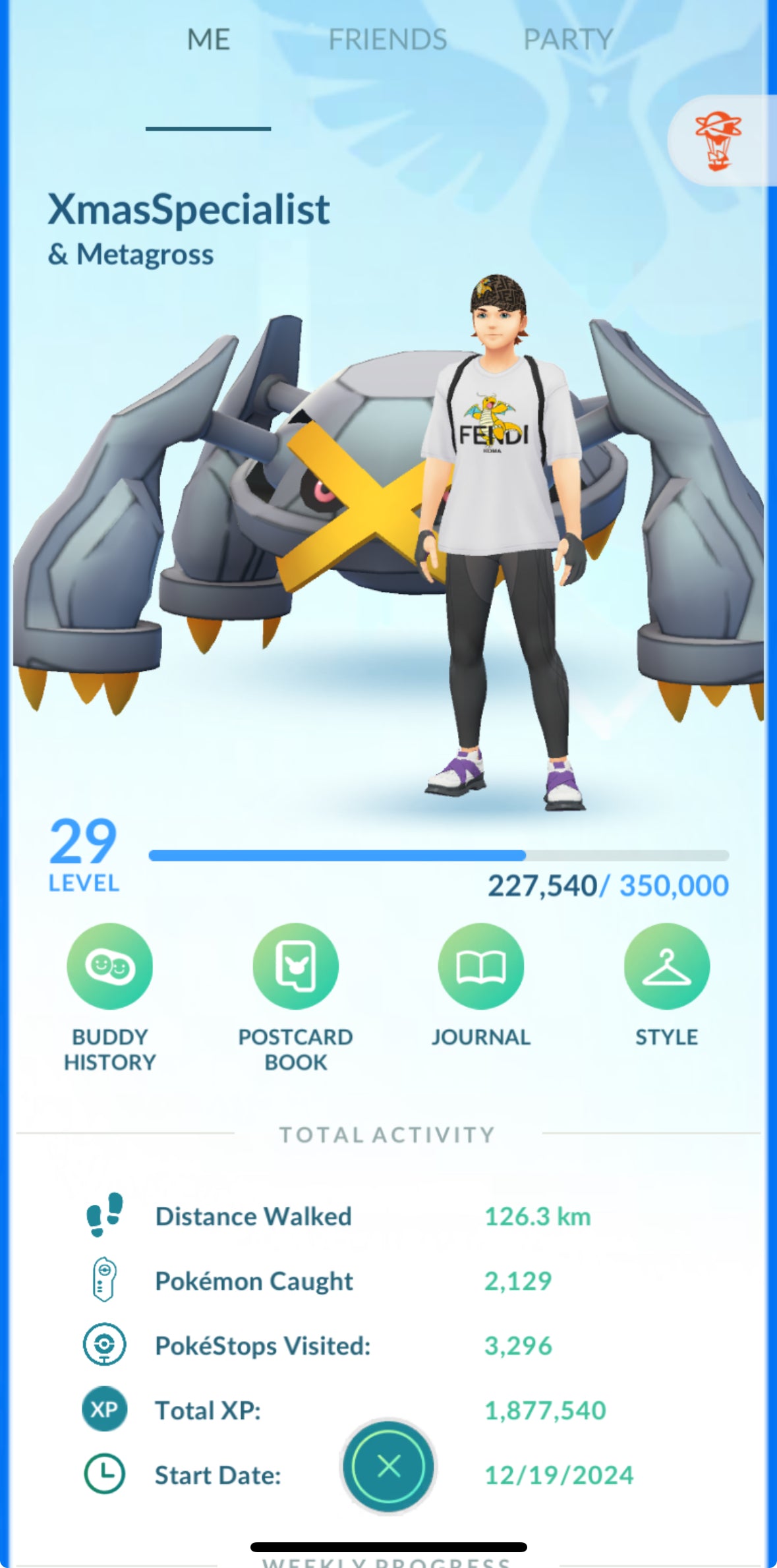 XmasSpecialist account (30 shiny/legendary)